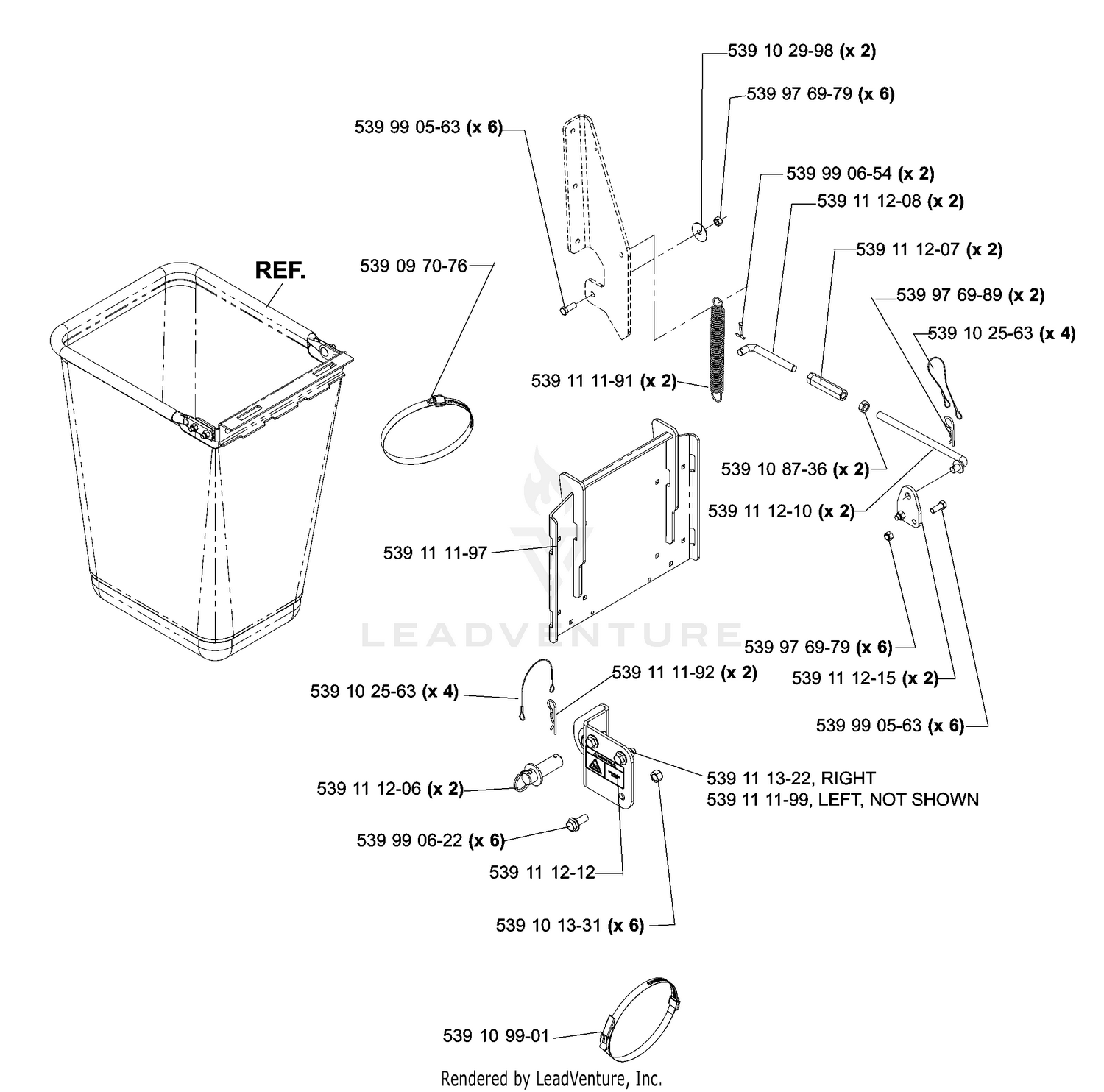 Accessories Collection System Mounting Kit