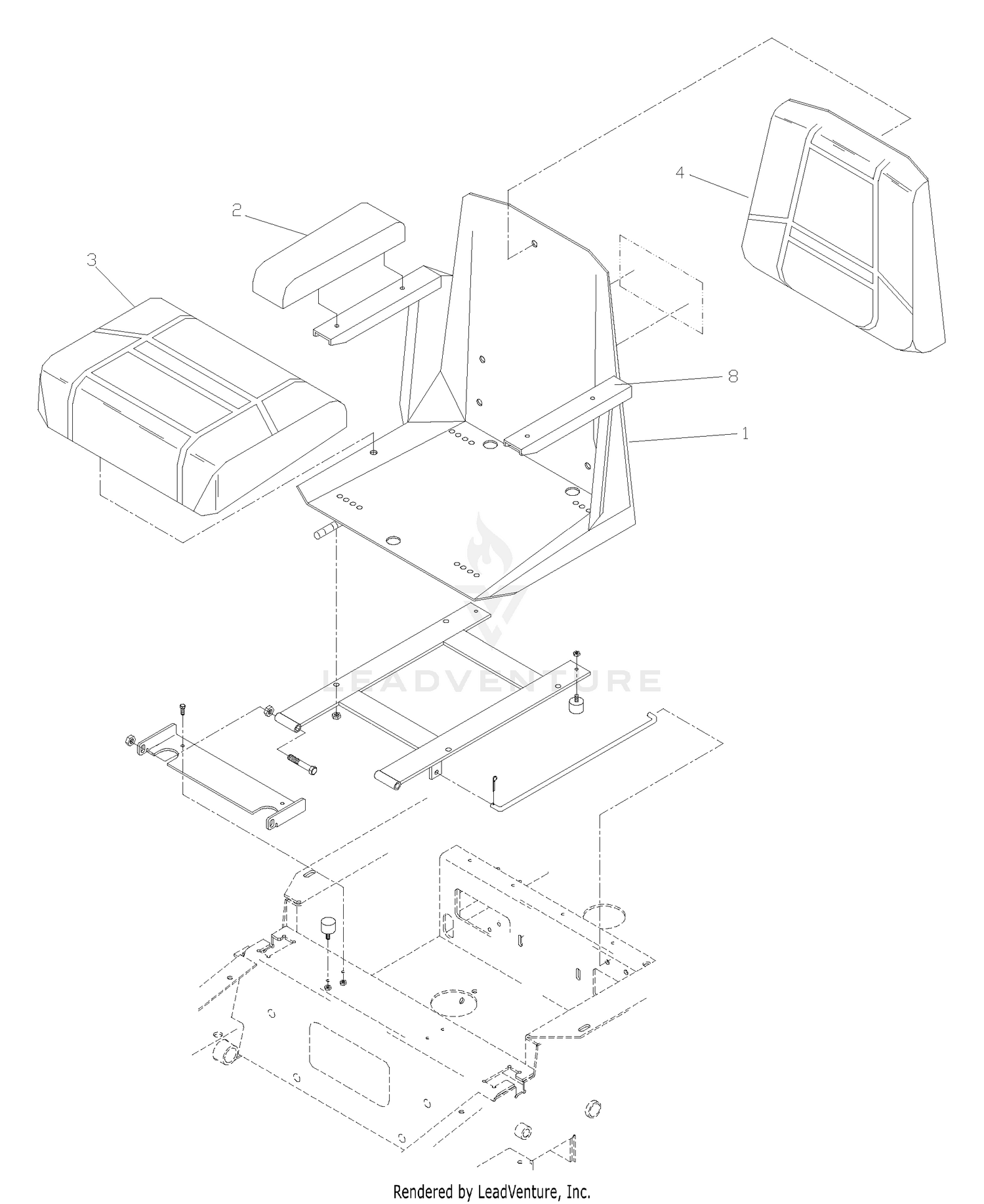 Suspension Seat Assembly