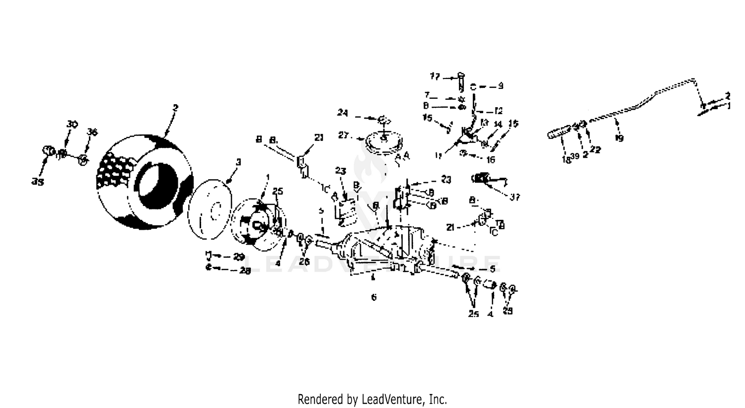 Transaxle And Rear Wheel