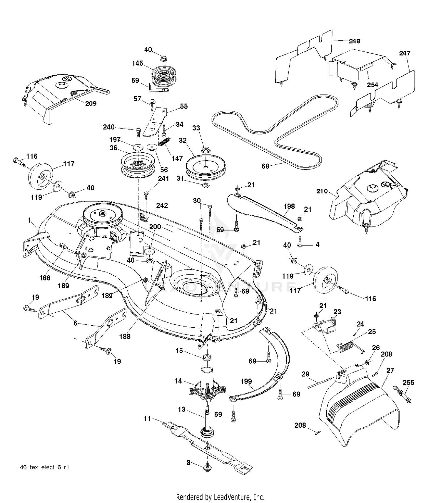 MOWER DECK / CUTTING DECK