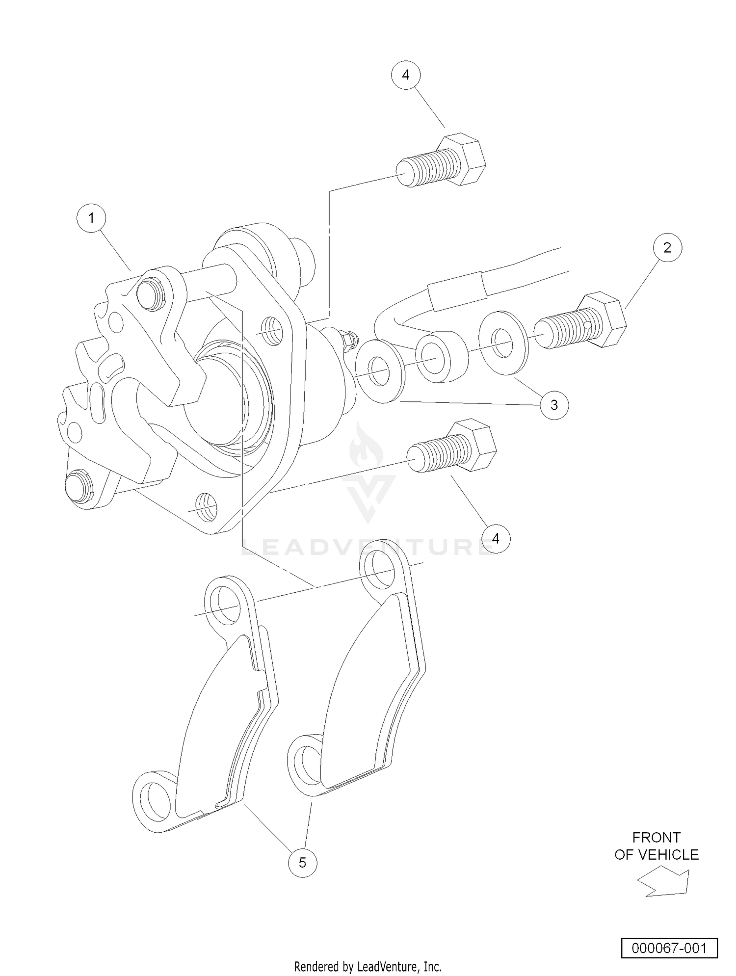Front Brake Assembly