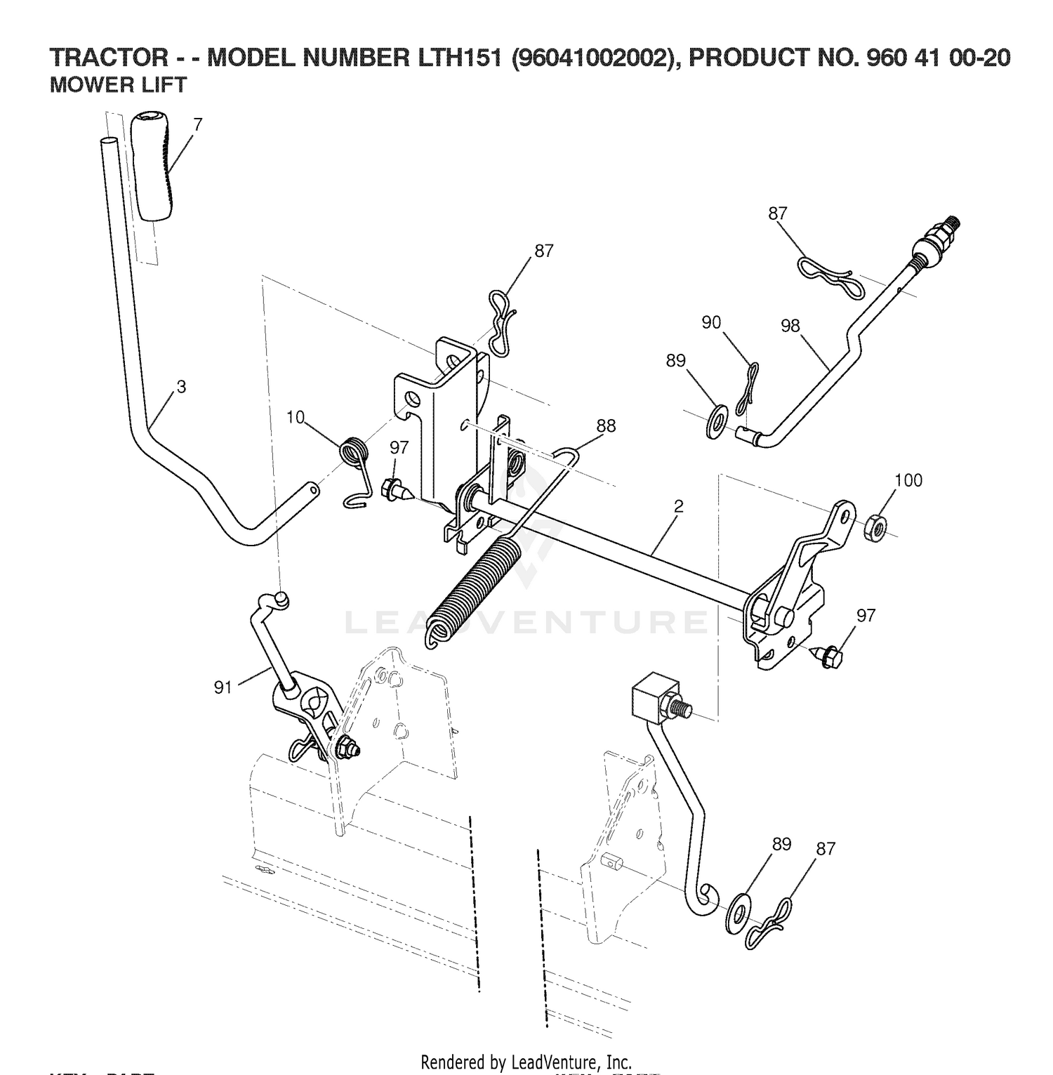 MOWER LIFT / DECK LIFT
