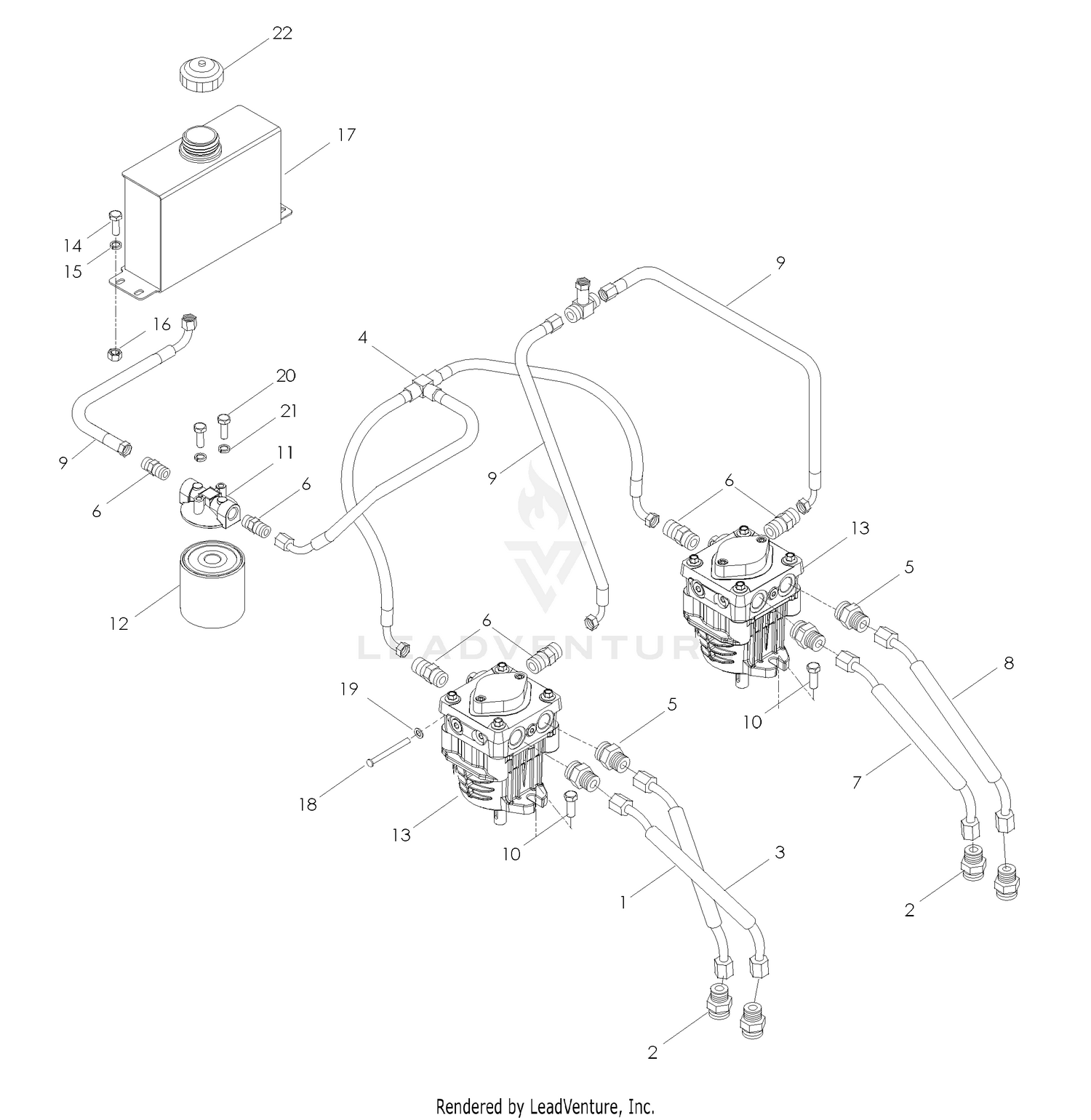 Hydraulic Pump - Motor