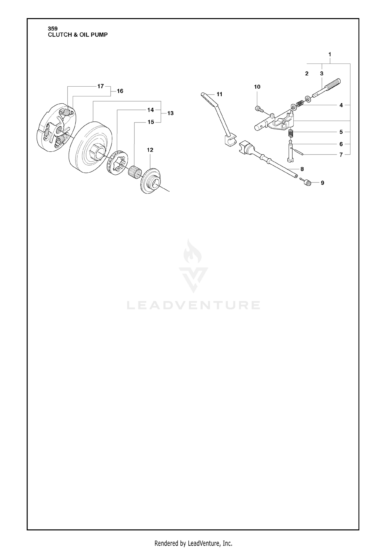 Clutch & Oil Pump
