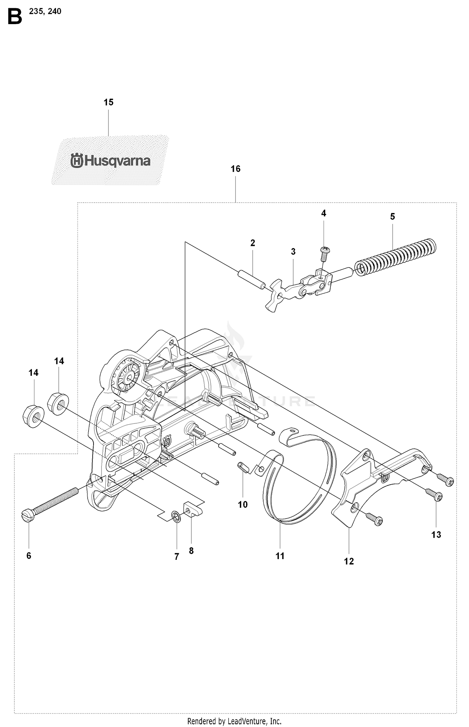 CHAIN BRAKE & CLUTCH COVER