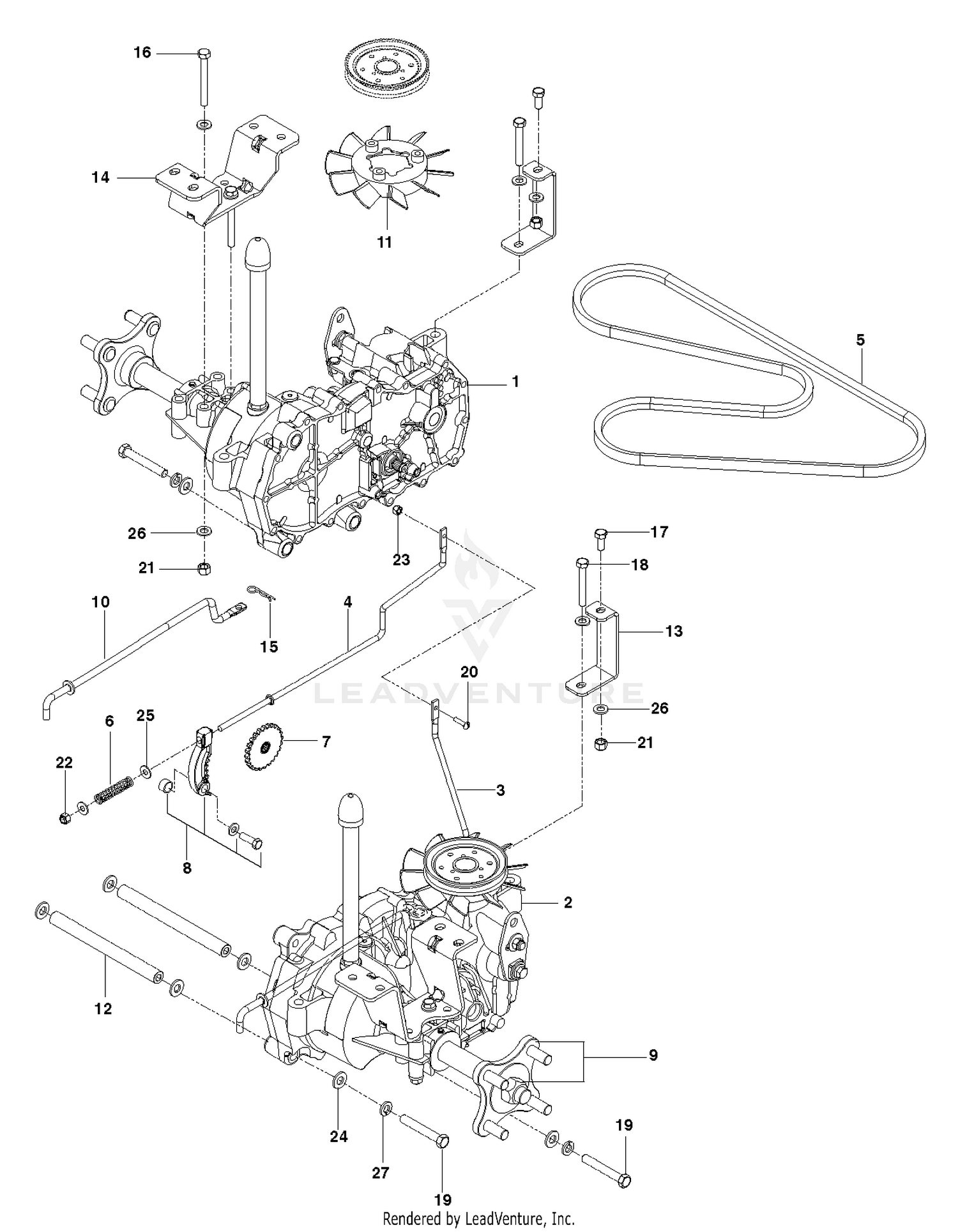 HYDRAULIC PUMP - MOTOR