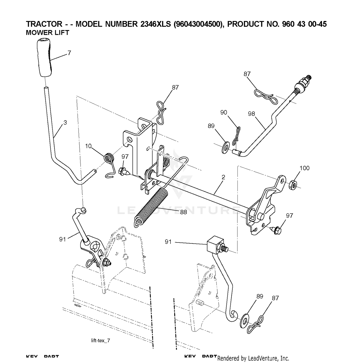 MOWER LIFT / DECK LIFT