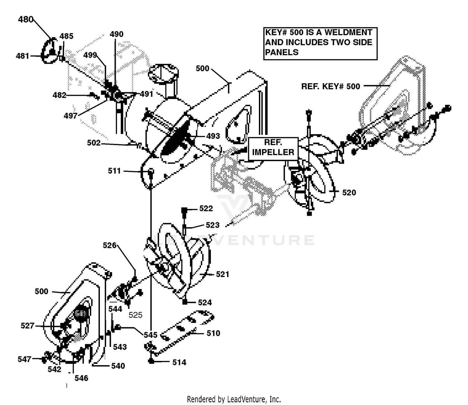 Auger Housing Assembly