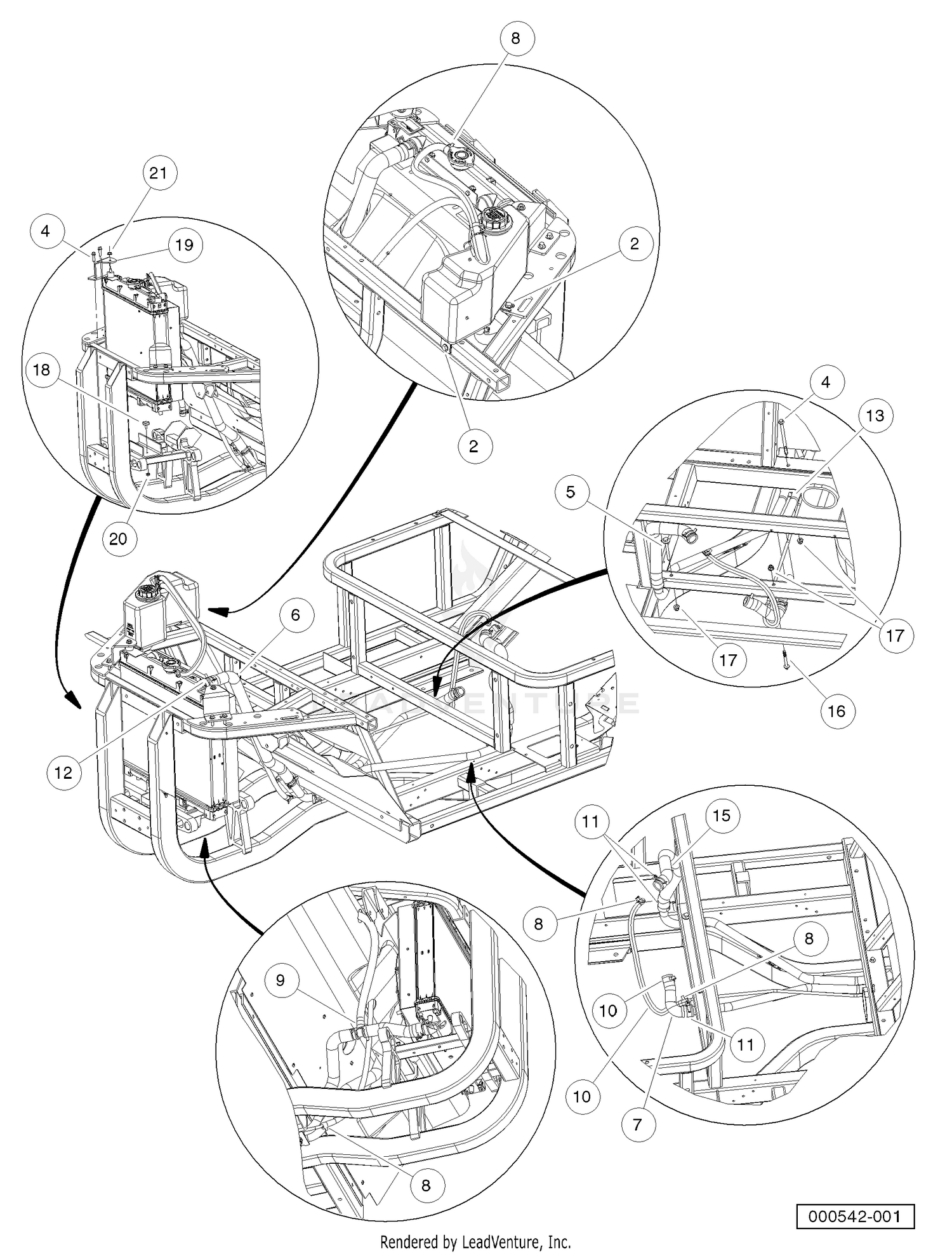 Cooling System Clamps, Hoses, and Hardware