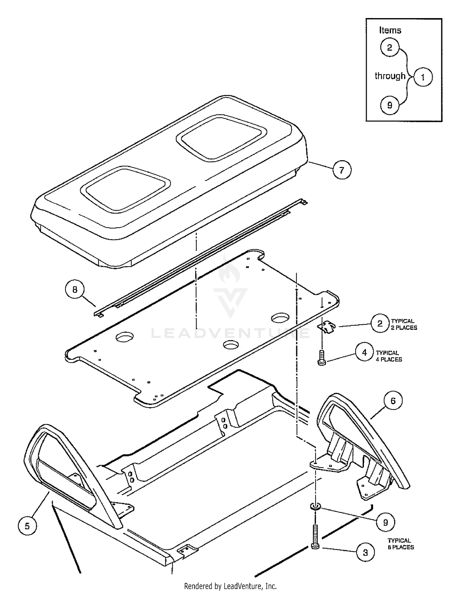 Seat Bottom And Armrest