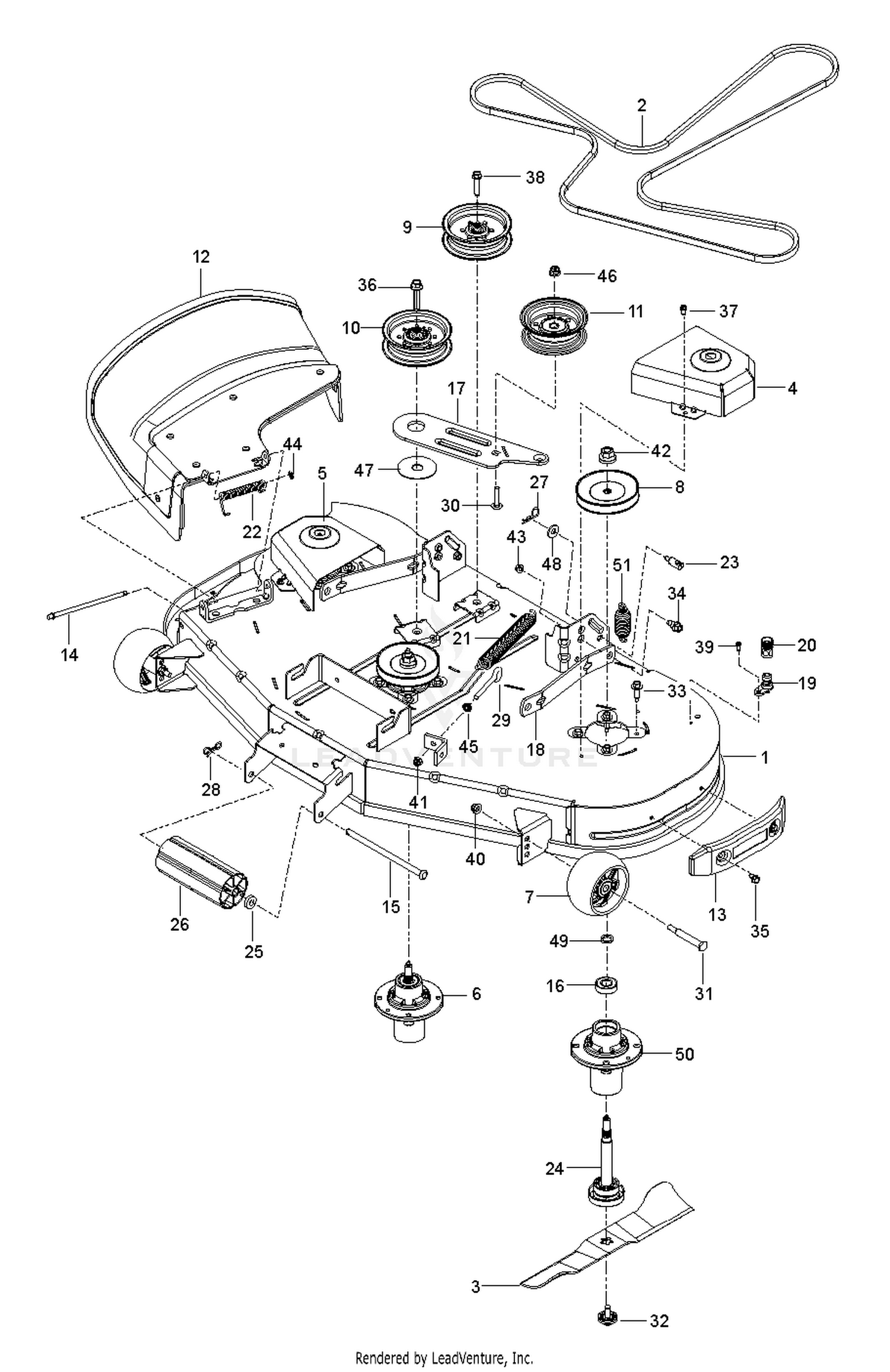 MOWER DECK / CUTTING DECK