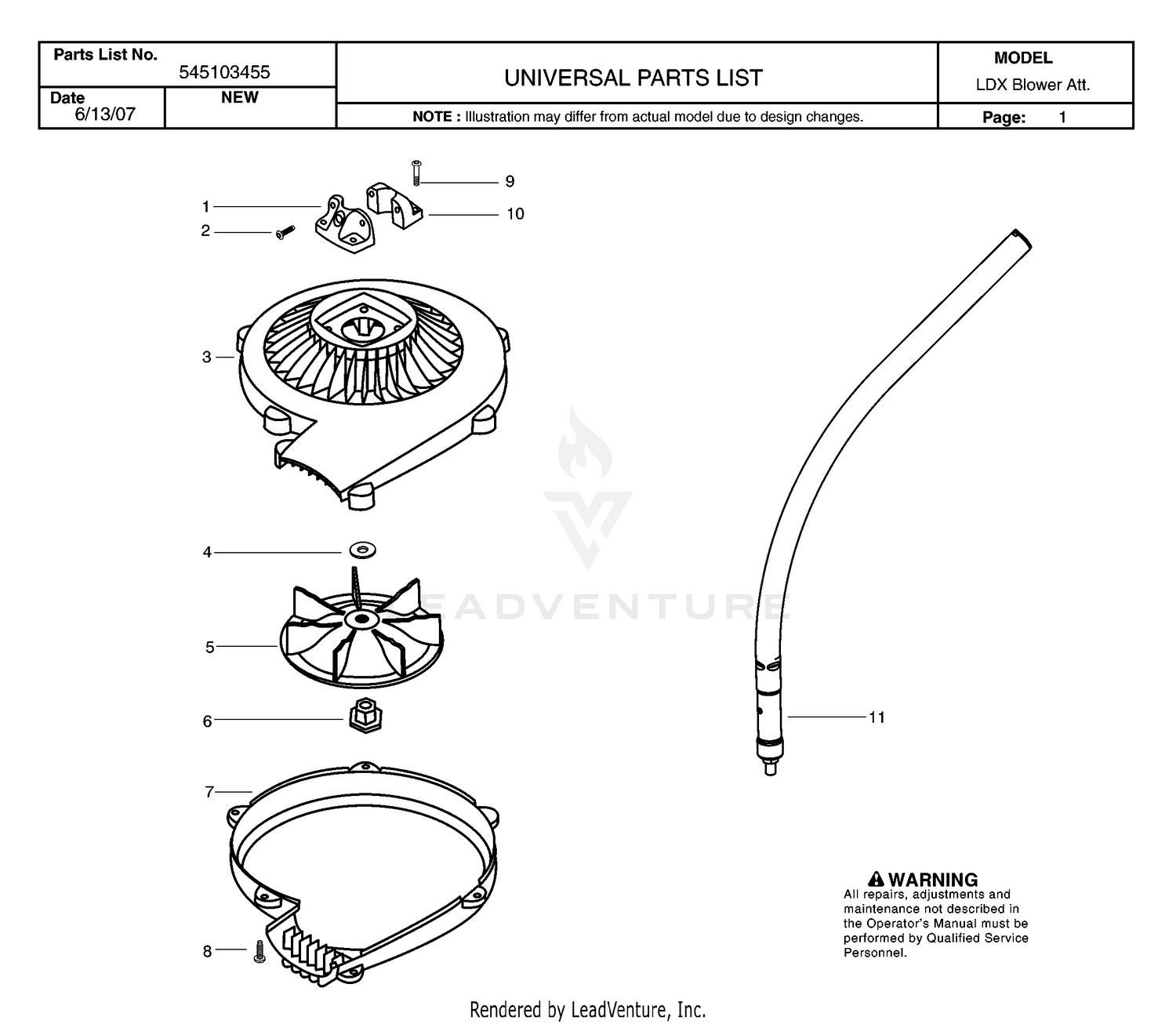 Assembly diagram