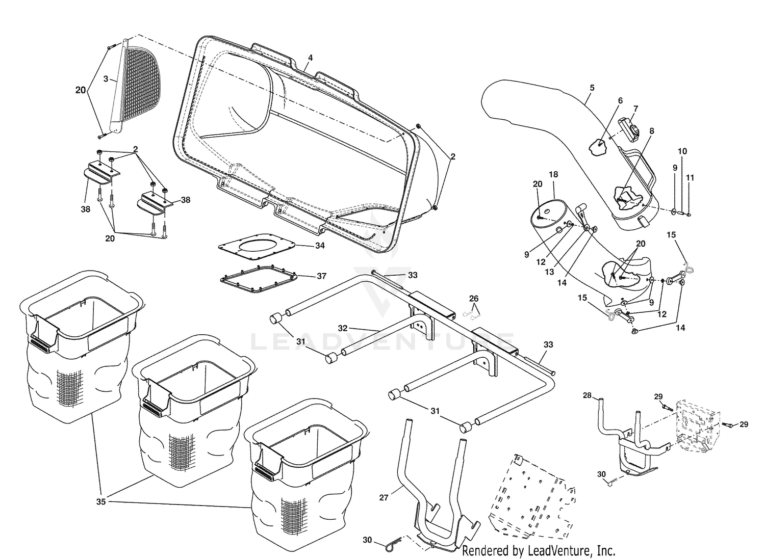 Repair Parts Grass Catcher