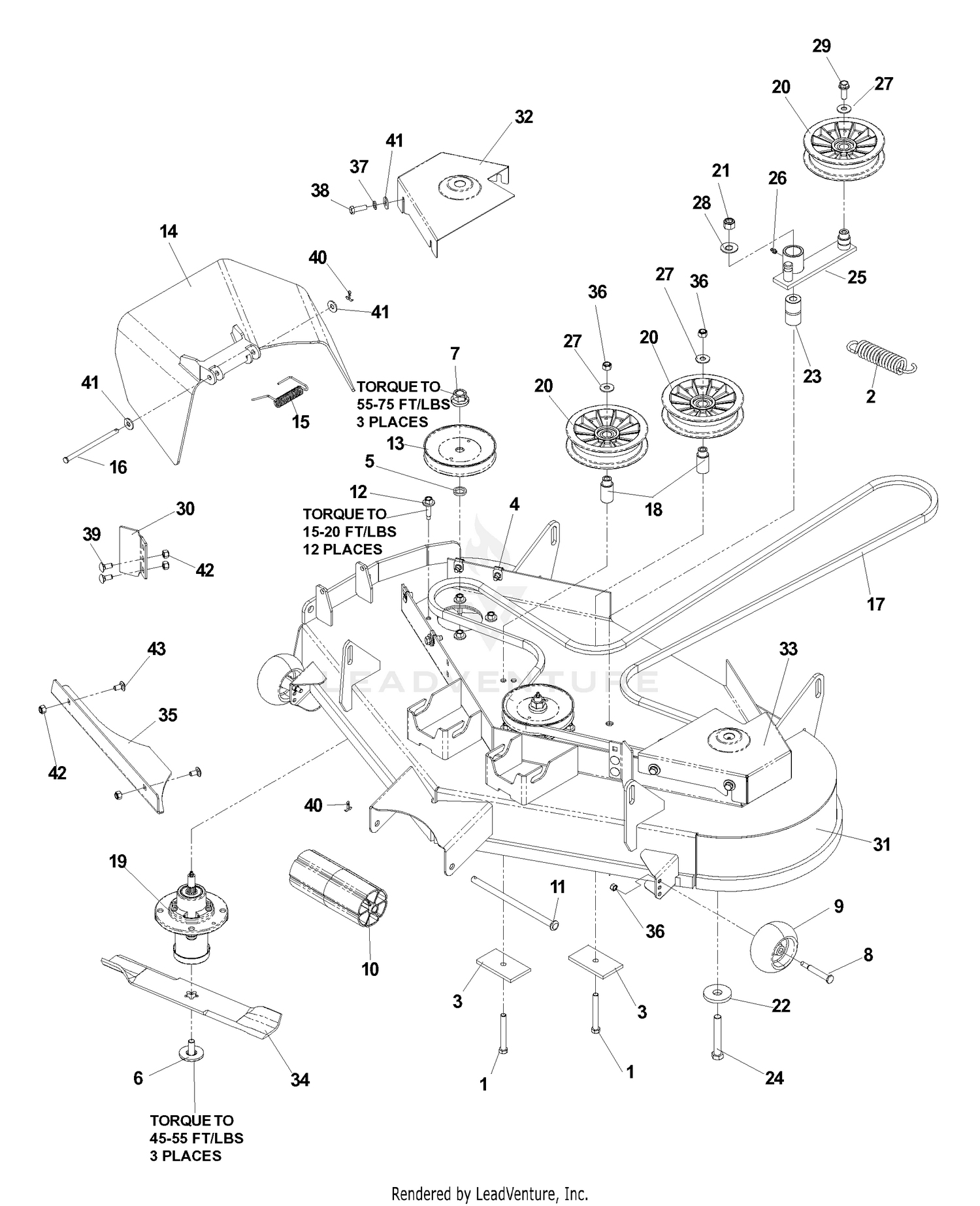 Deck Assembly 48"