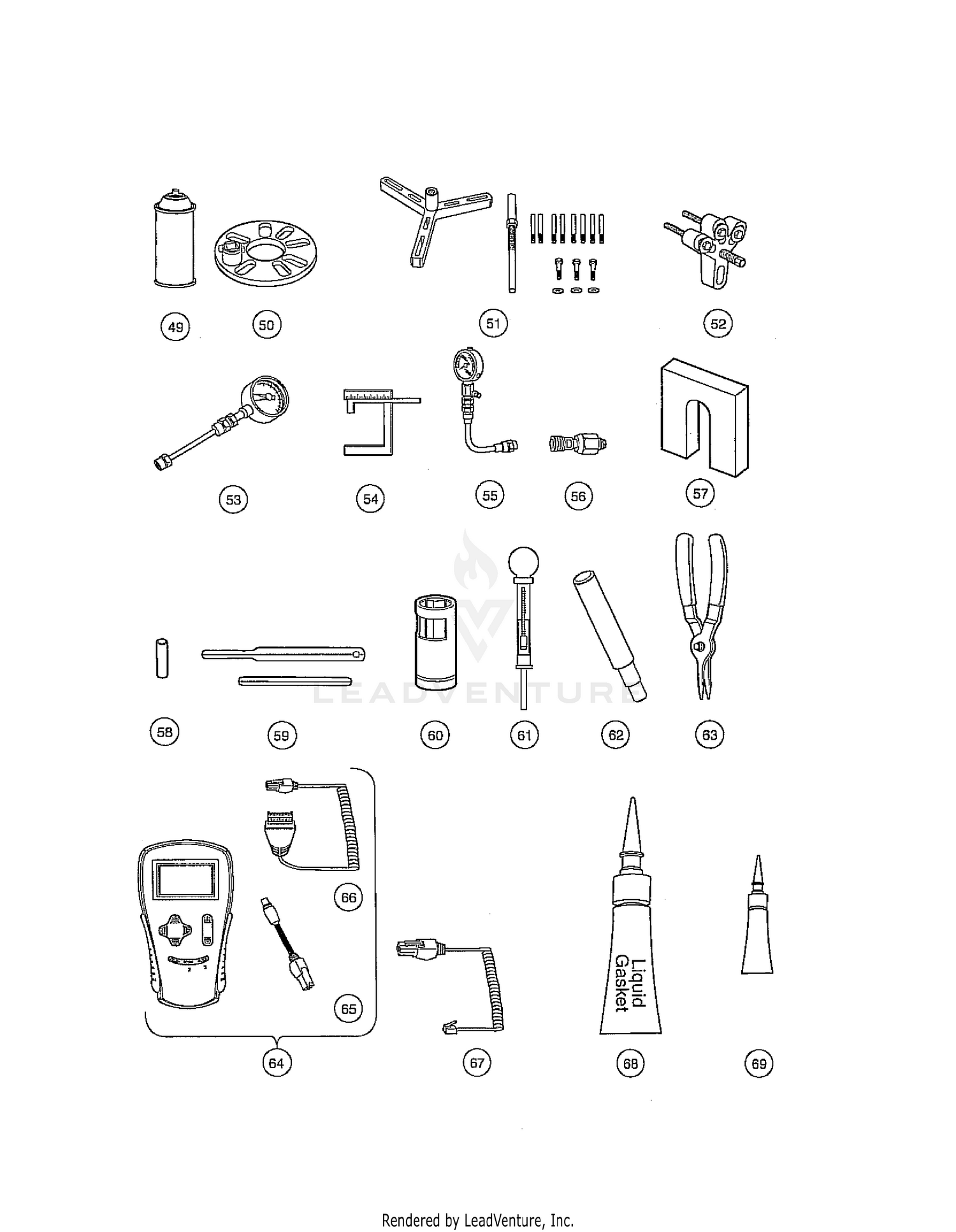 MAINTENANCE AND SERVICE TOOLS, CONTINUED