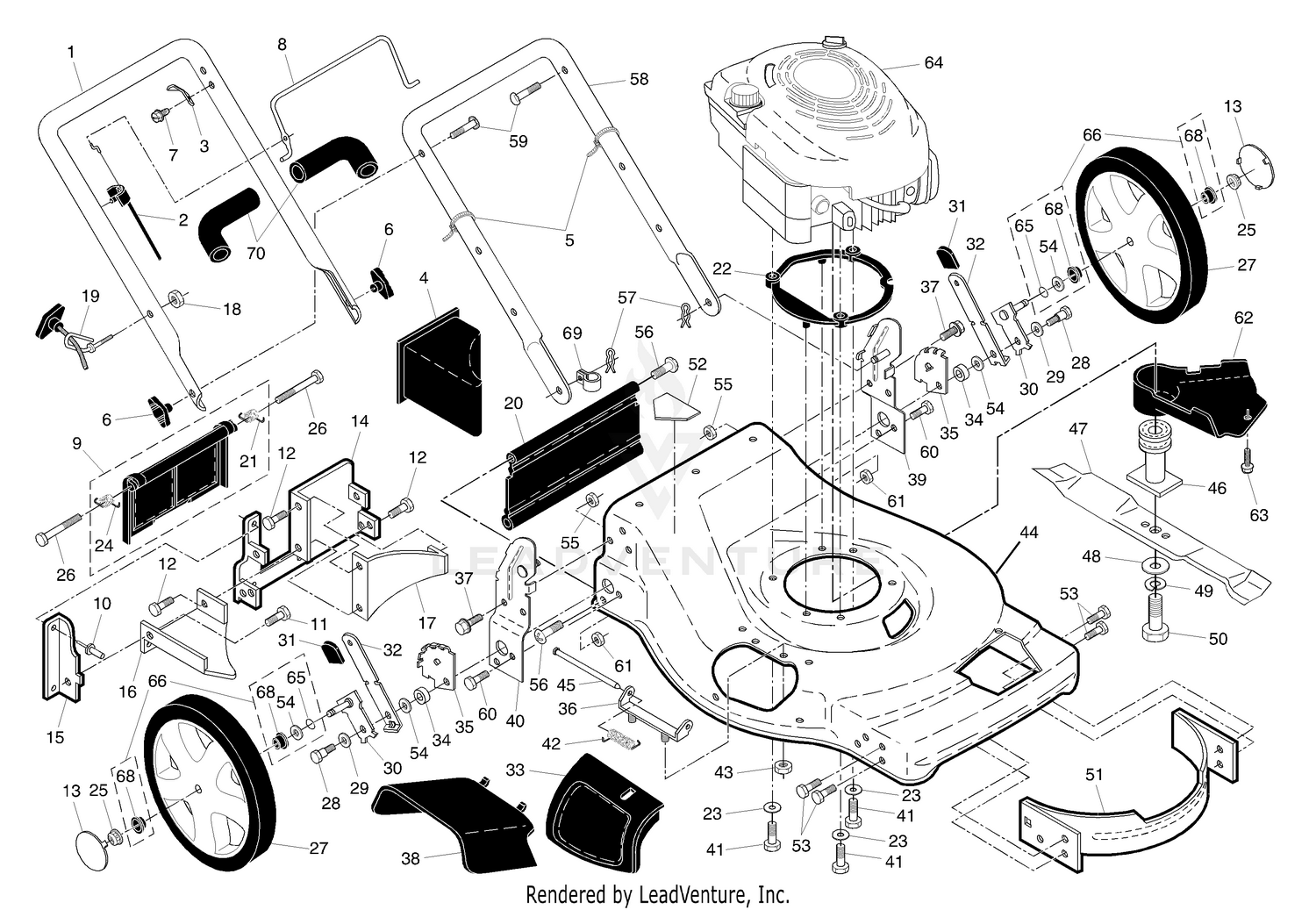 Handle & Deck Assembly