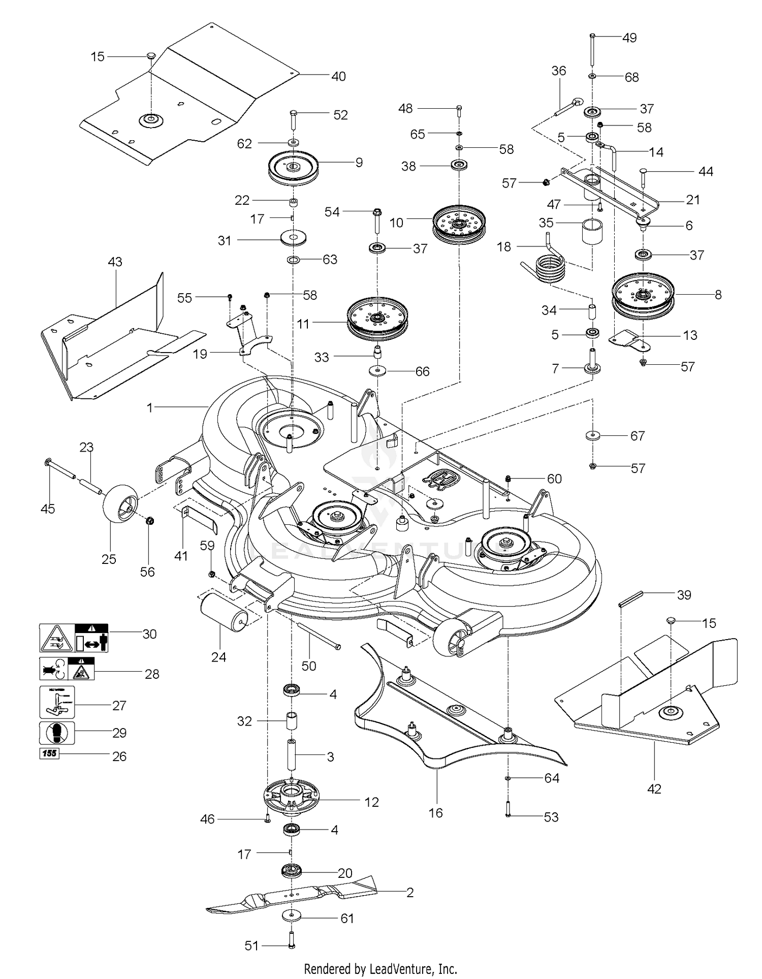 MOWER DECK / CUTTING DECK