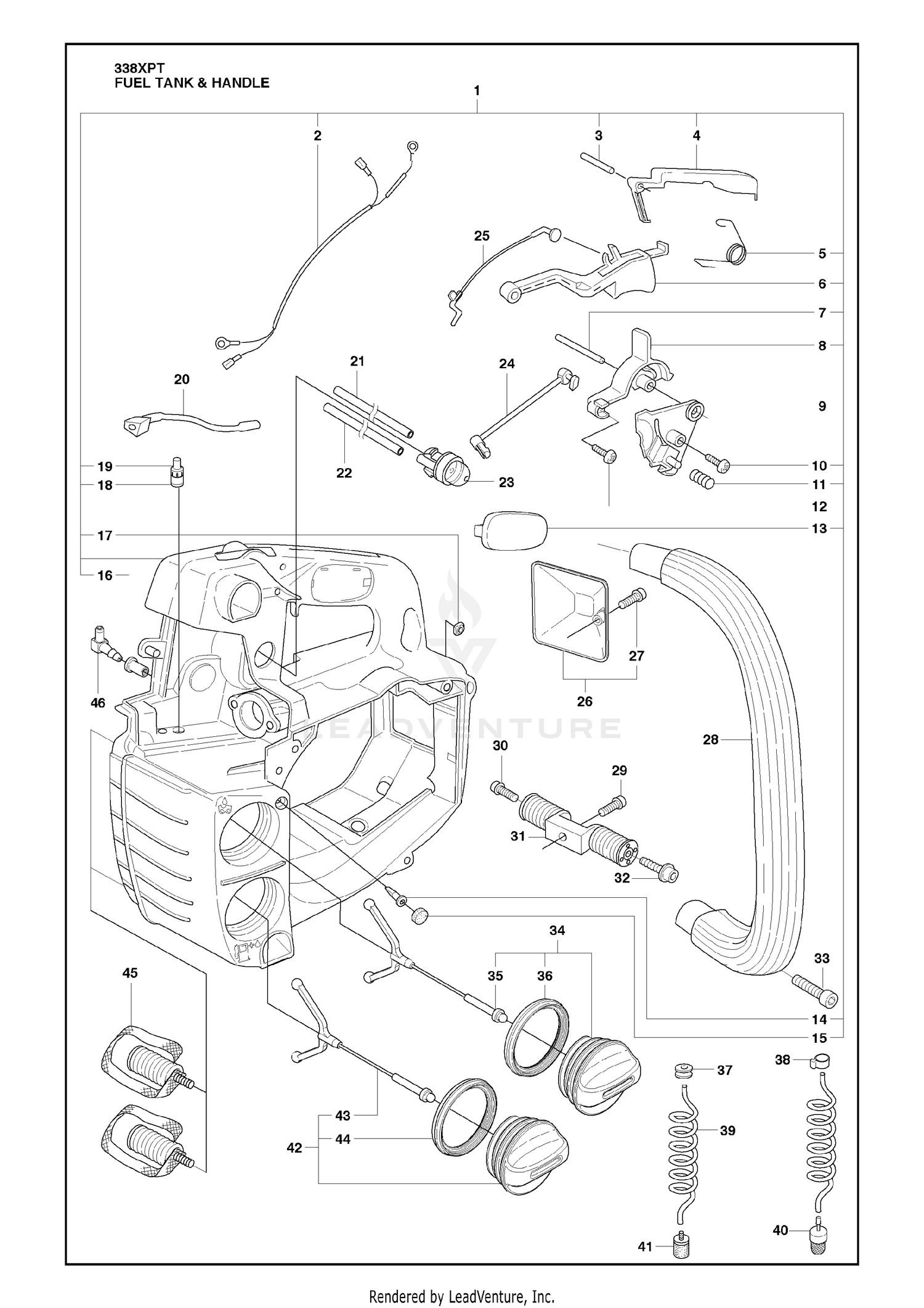 Fuel Tank & Handle