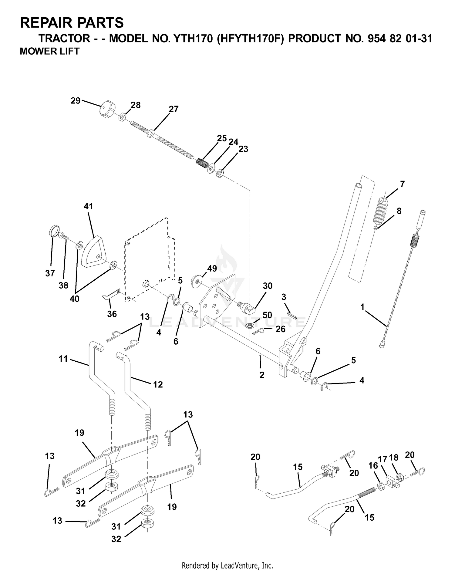 MOWER LIFT / DECK LIFT