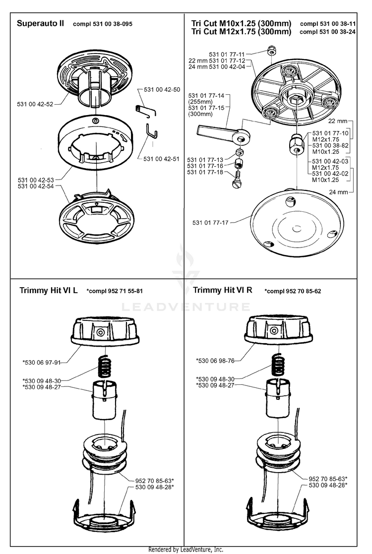 Husqvarna Trimmer Heads Unpublished Oct. 2015, Ue (19971400001 