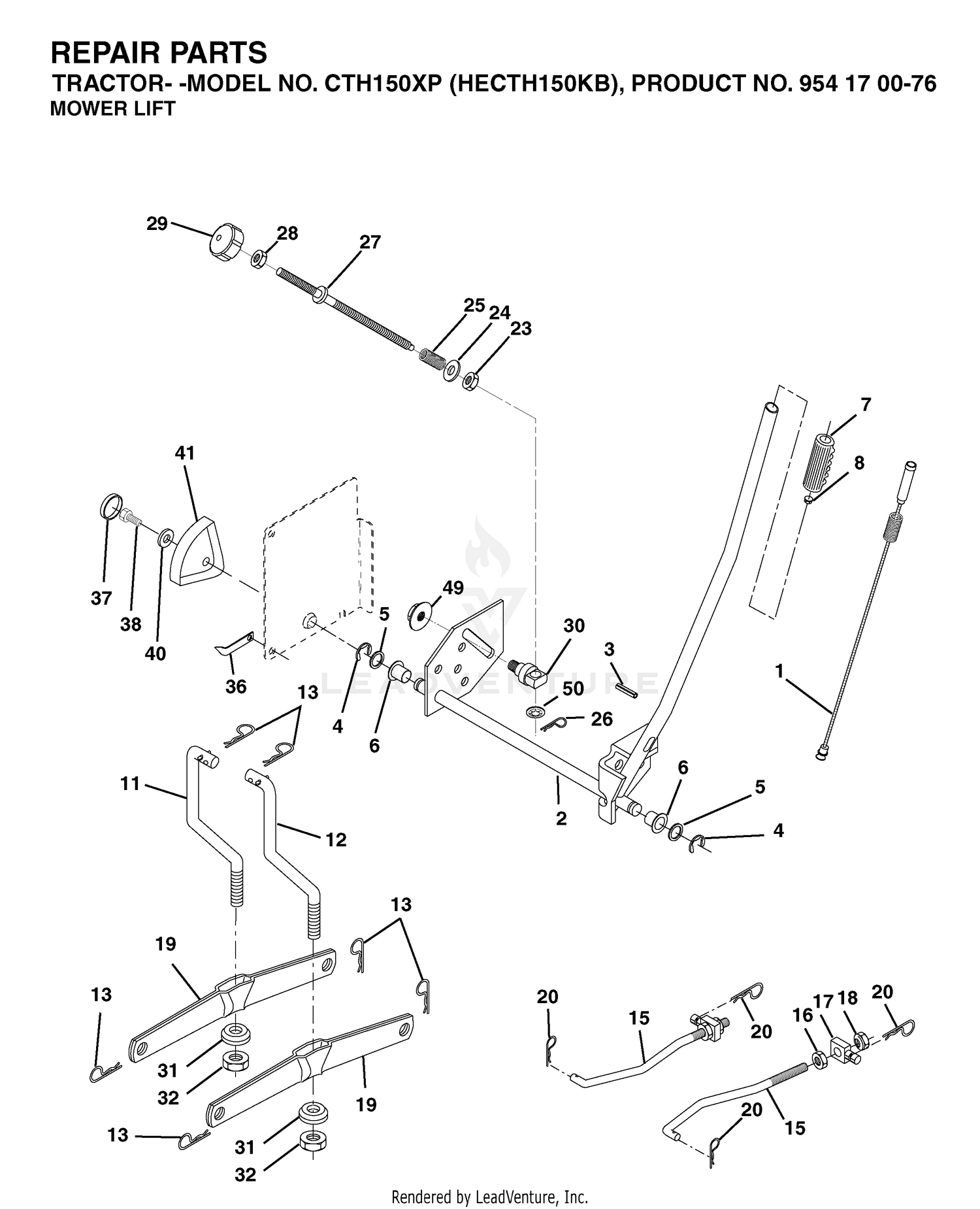 MOWER LIFT / DECK LIFT