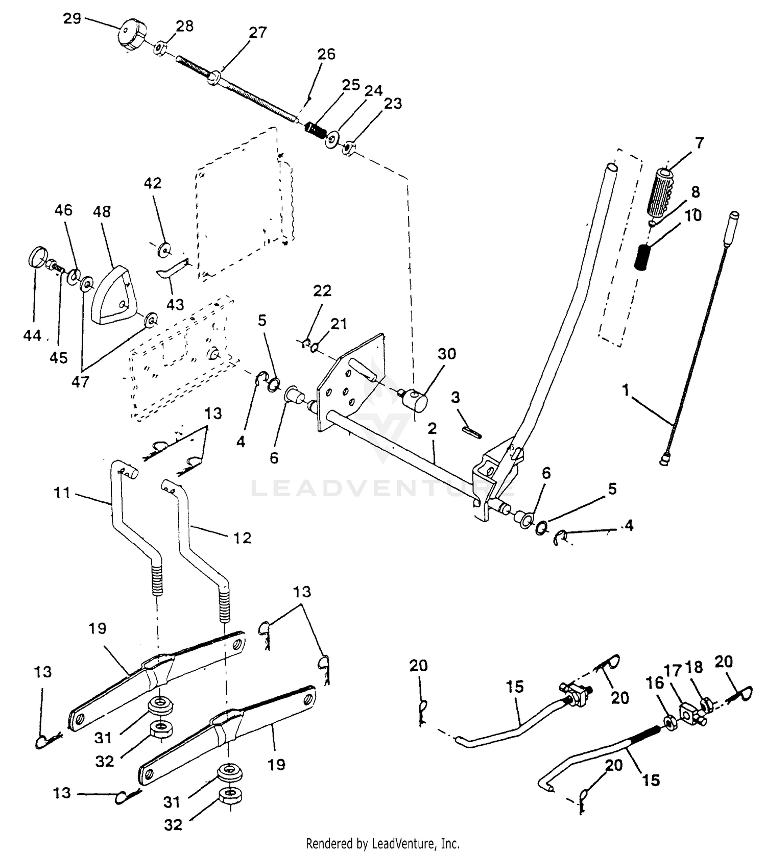 Mower Lift Assembly