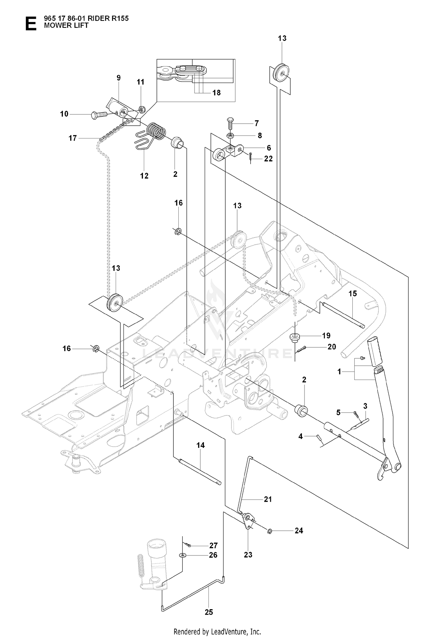 MOWER LIFT / DECK LIFT