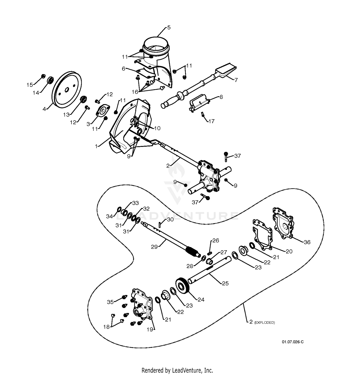 AUGER HOUSING & IMPELLER 6