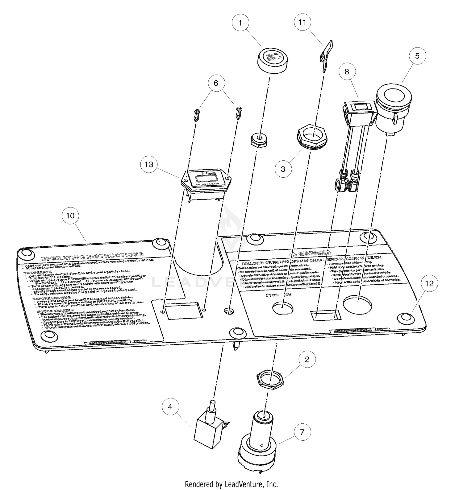 Electrical Components, Front Body