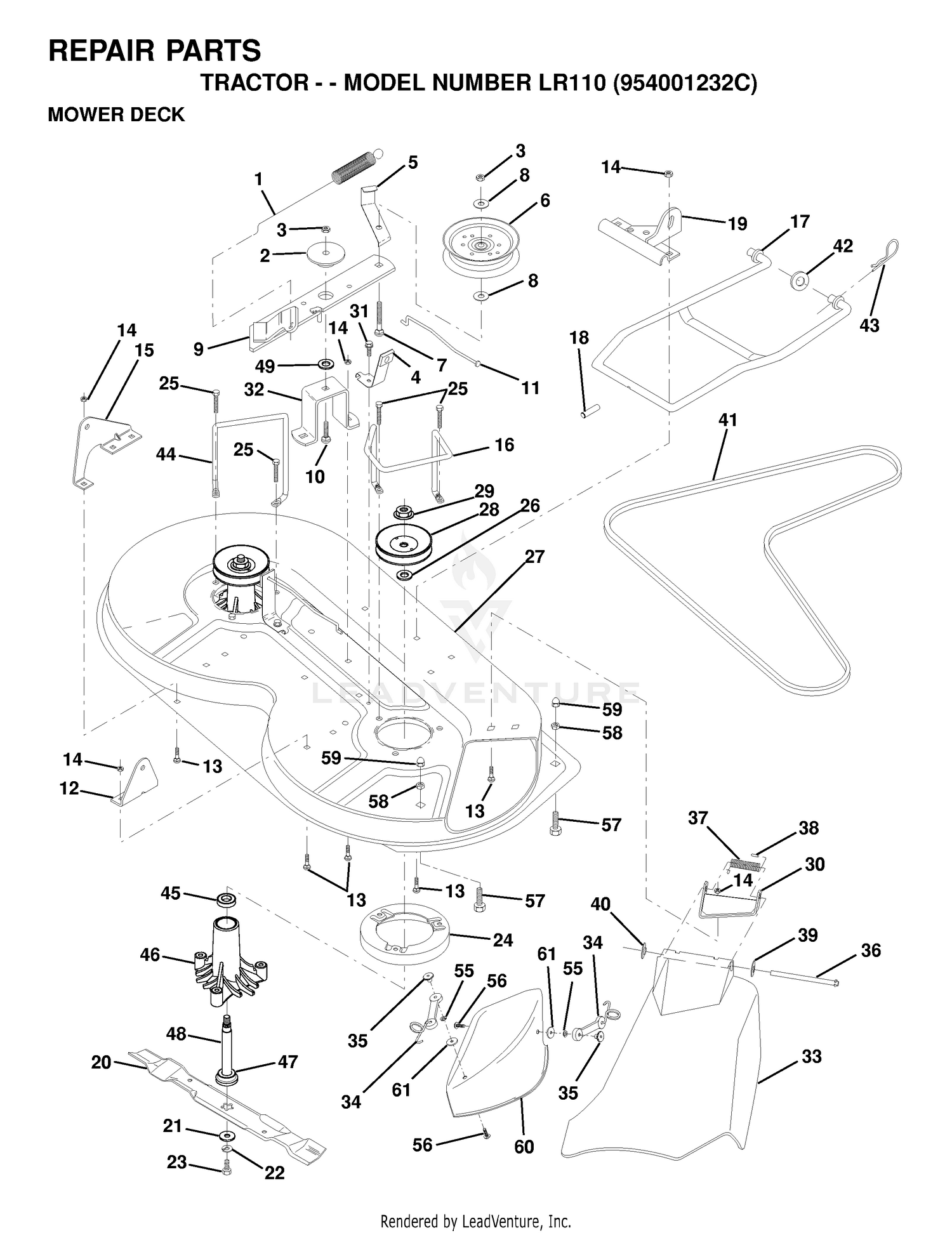 MOWER DECK / CUTTING DECK