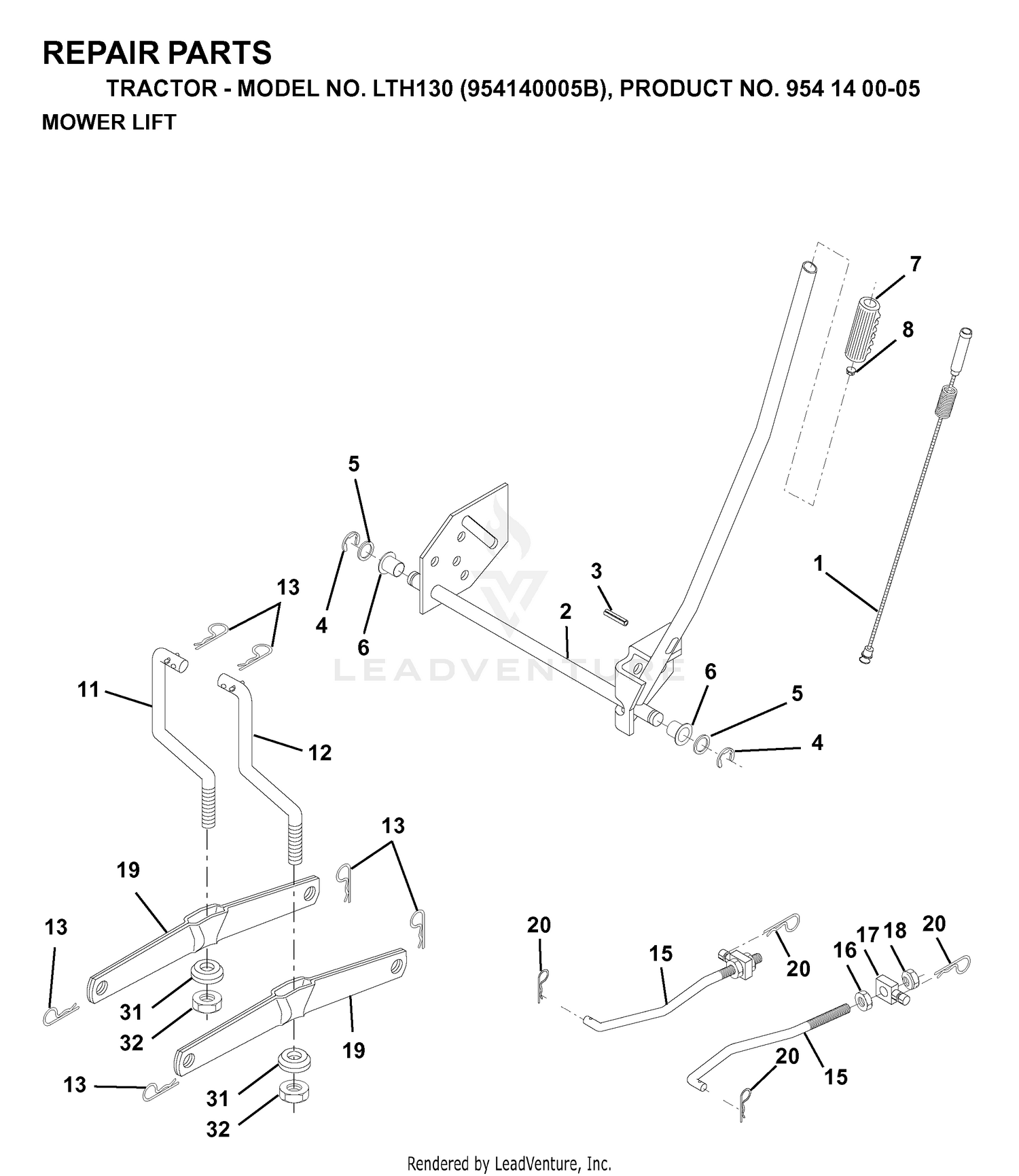 MOWER LIFT / DECK LIFT