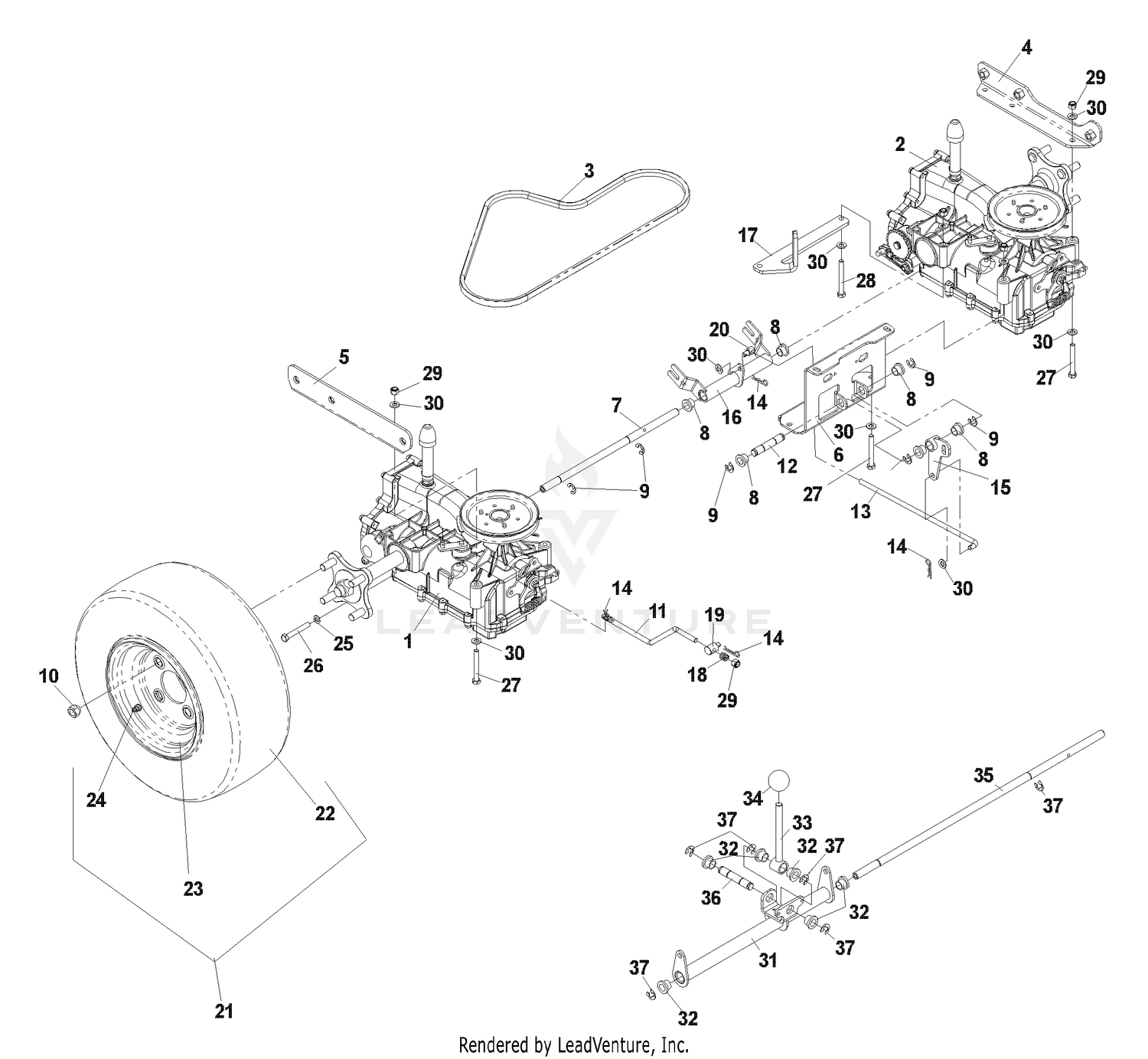 IZT (Integrated Zeroturn Transaxle)