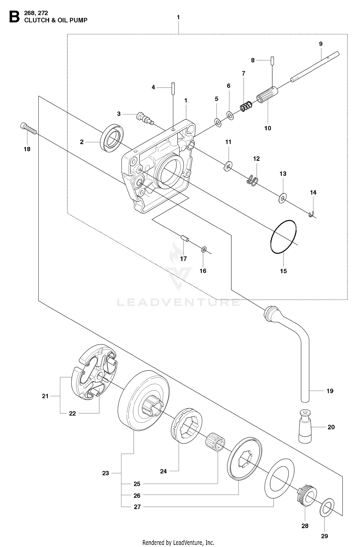 CLUTCH & OIL PUMP