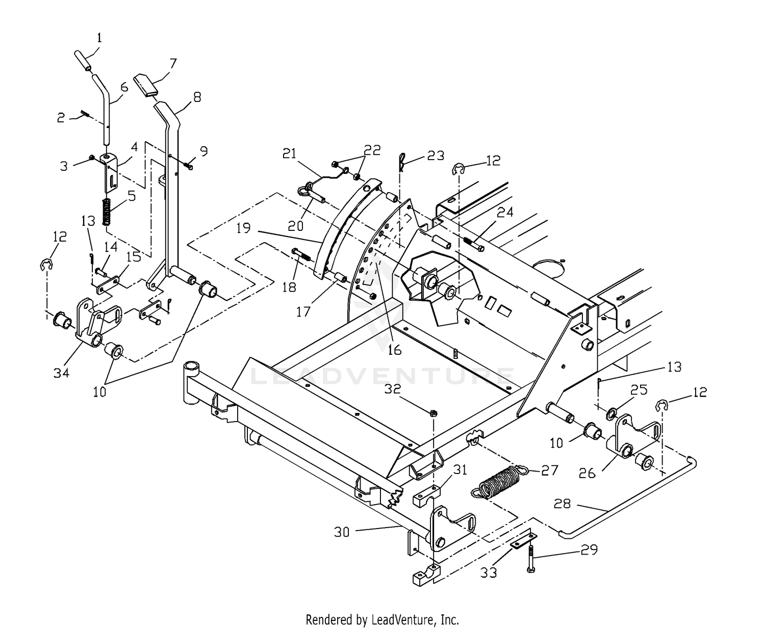 Deck Lift Assembly