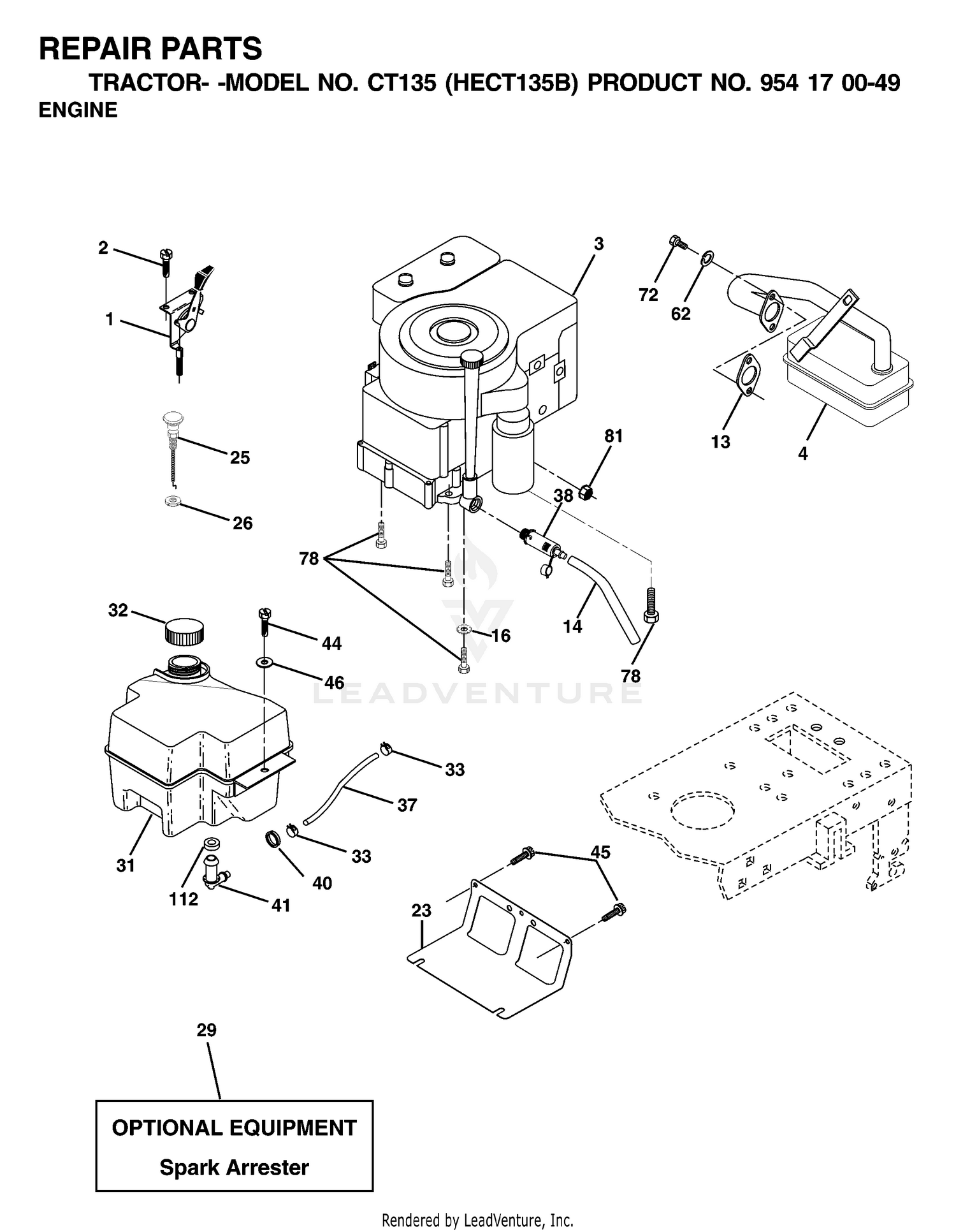 ENGINE & CUTTING EQUIPMENT
