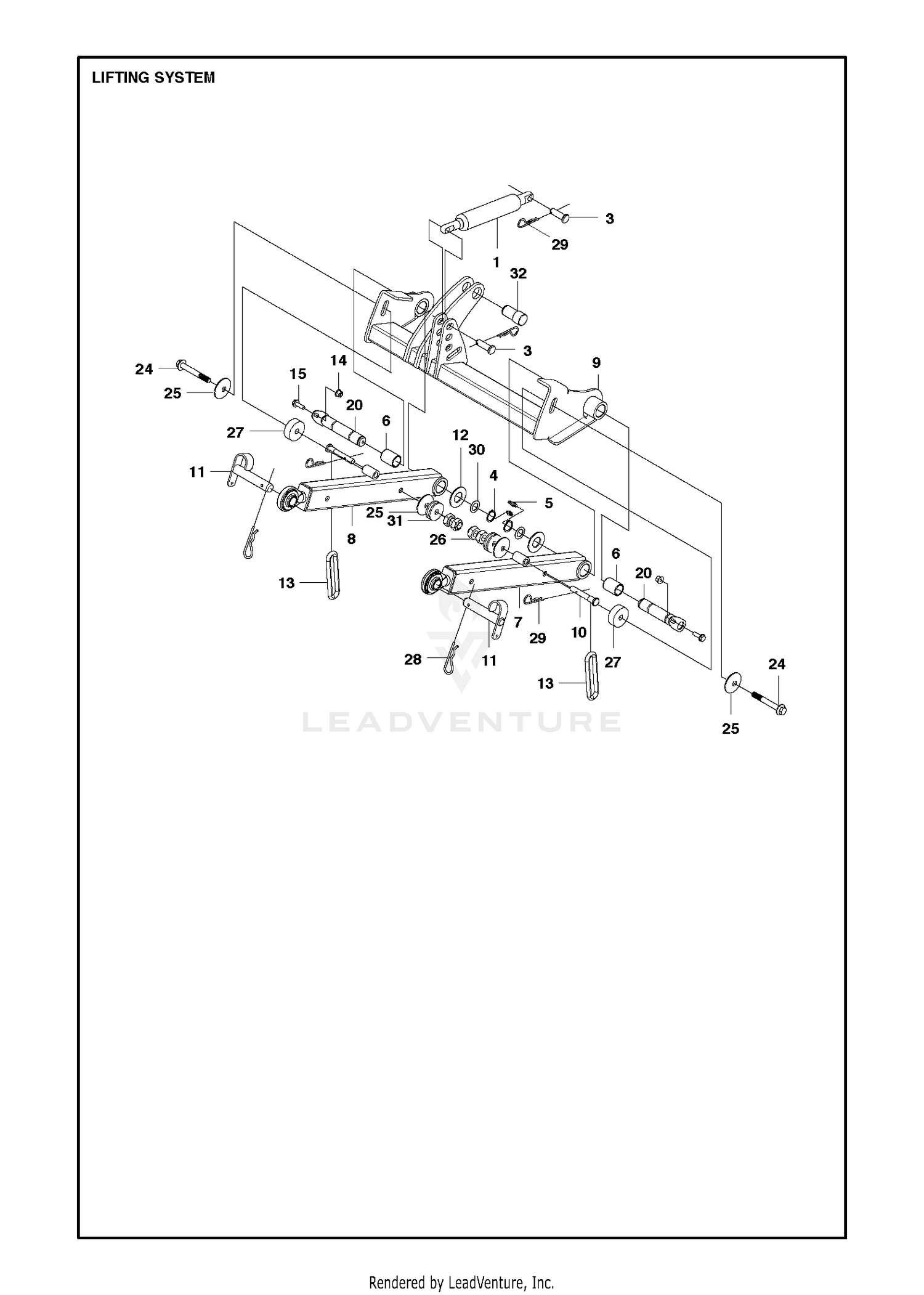 MOWER LIFT / DECK LIFT