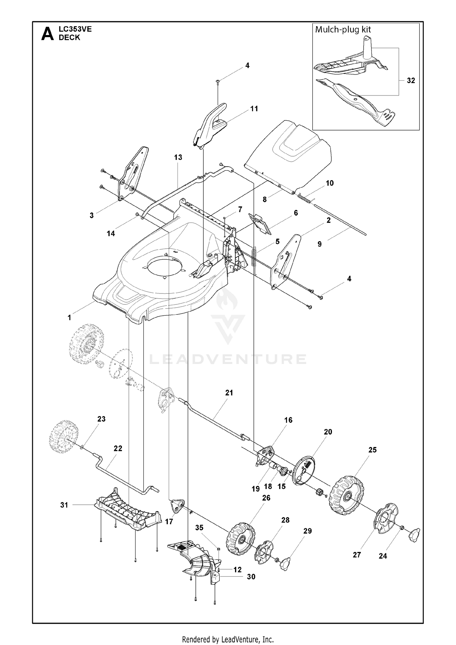 MOWER DECK / CUTTING DECK
