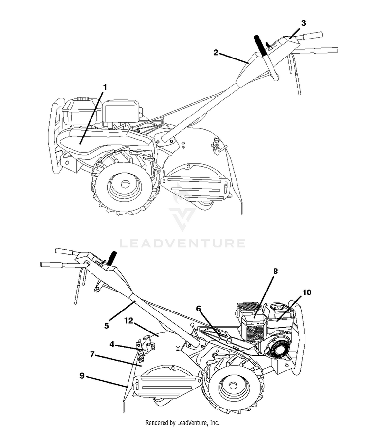 Husqvarna DRT900 96093001800 (201011) Cultivators/Tillers