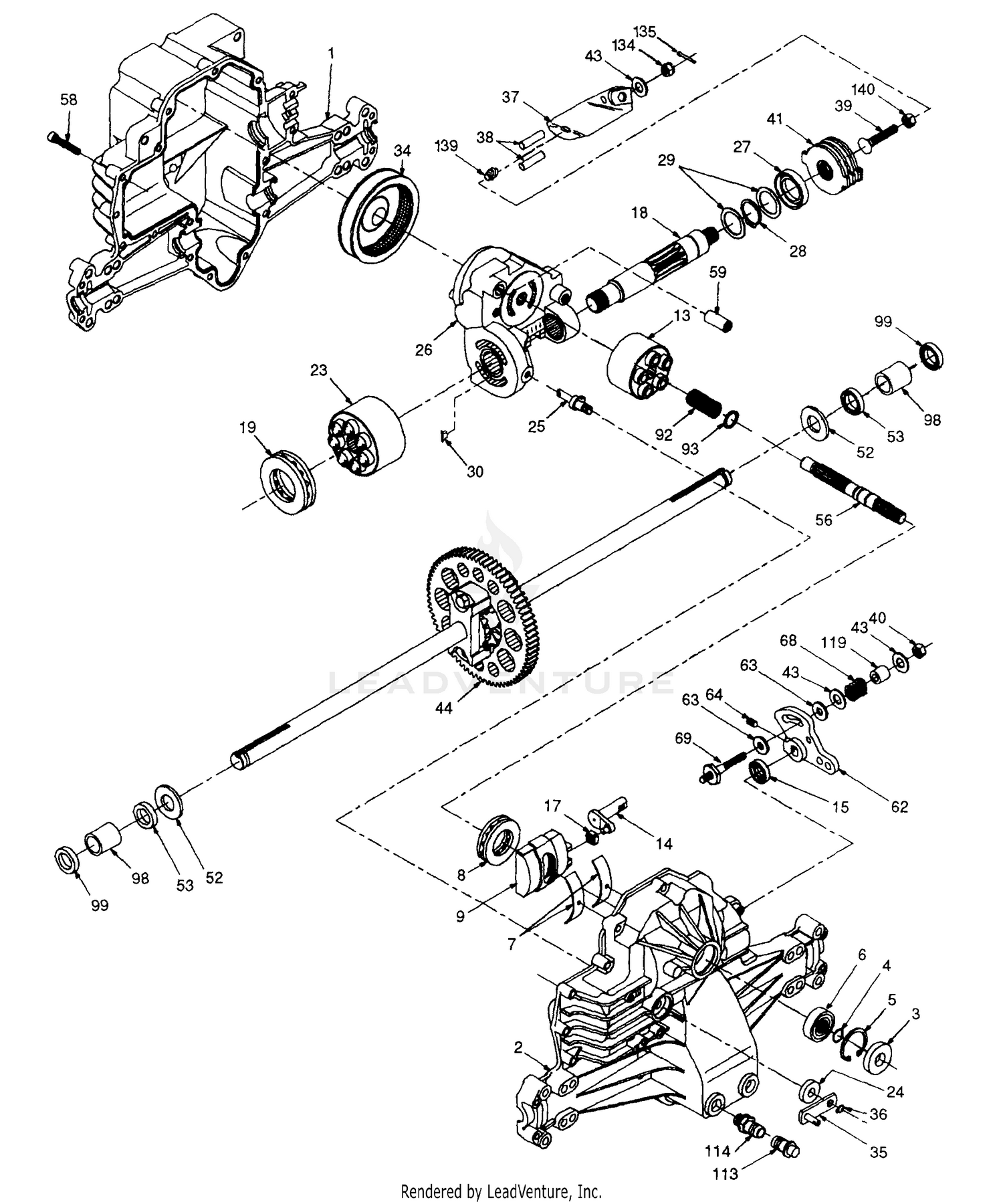 Hydro Transaxle - Model Number 310-500