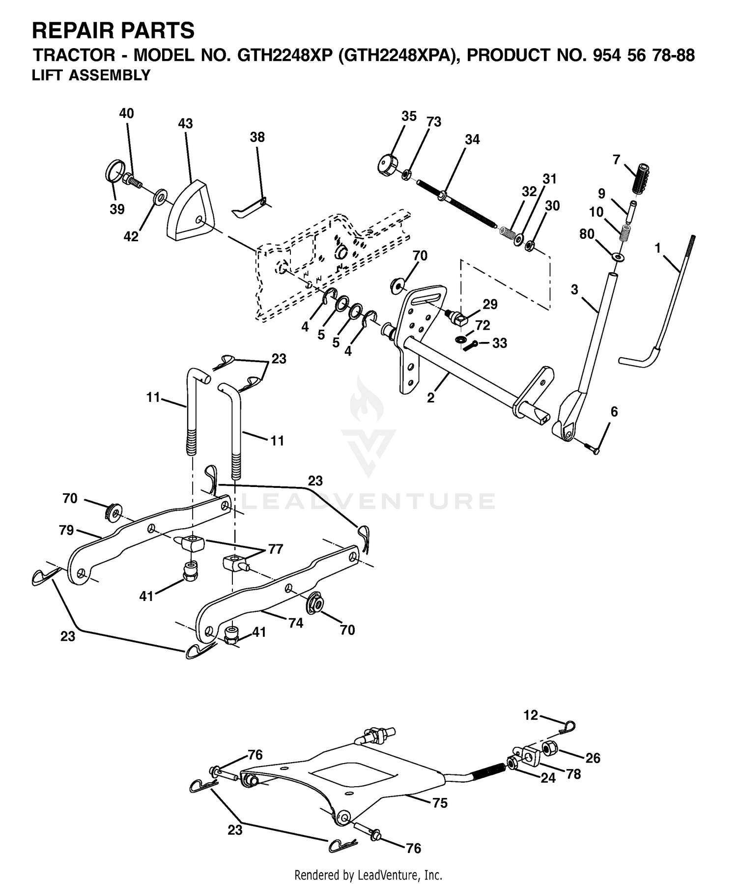 MOWER LIFT / DECK LIFT