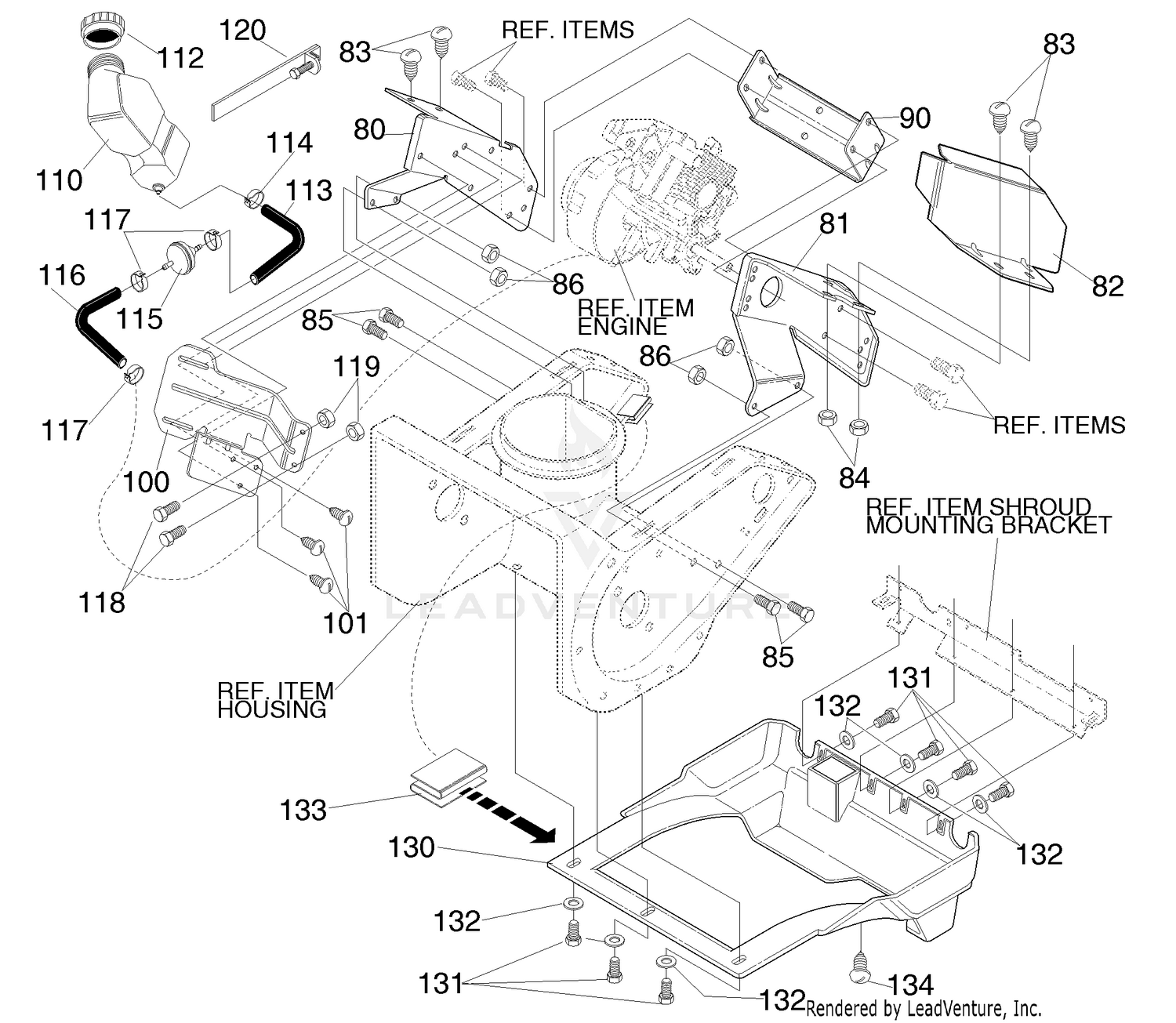 Frame Components Repair Parts