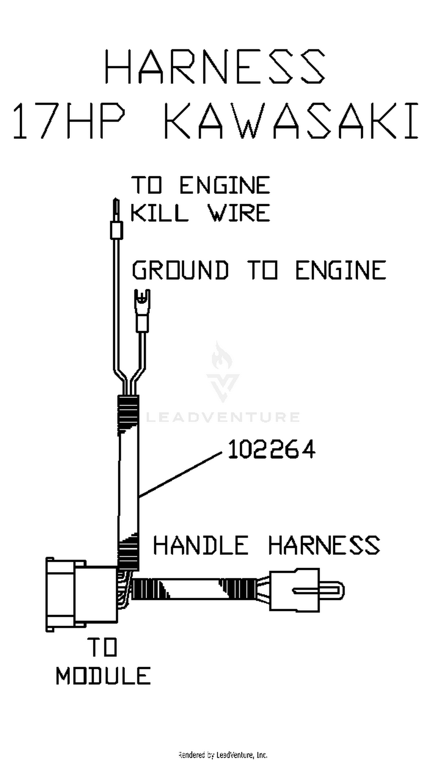 Harness 17 HP Kawasaki