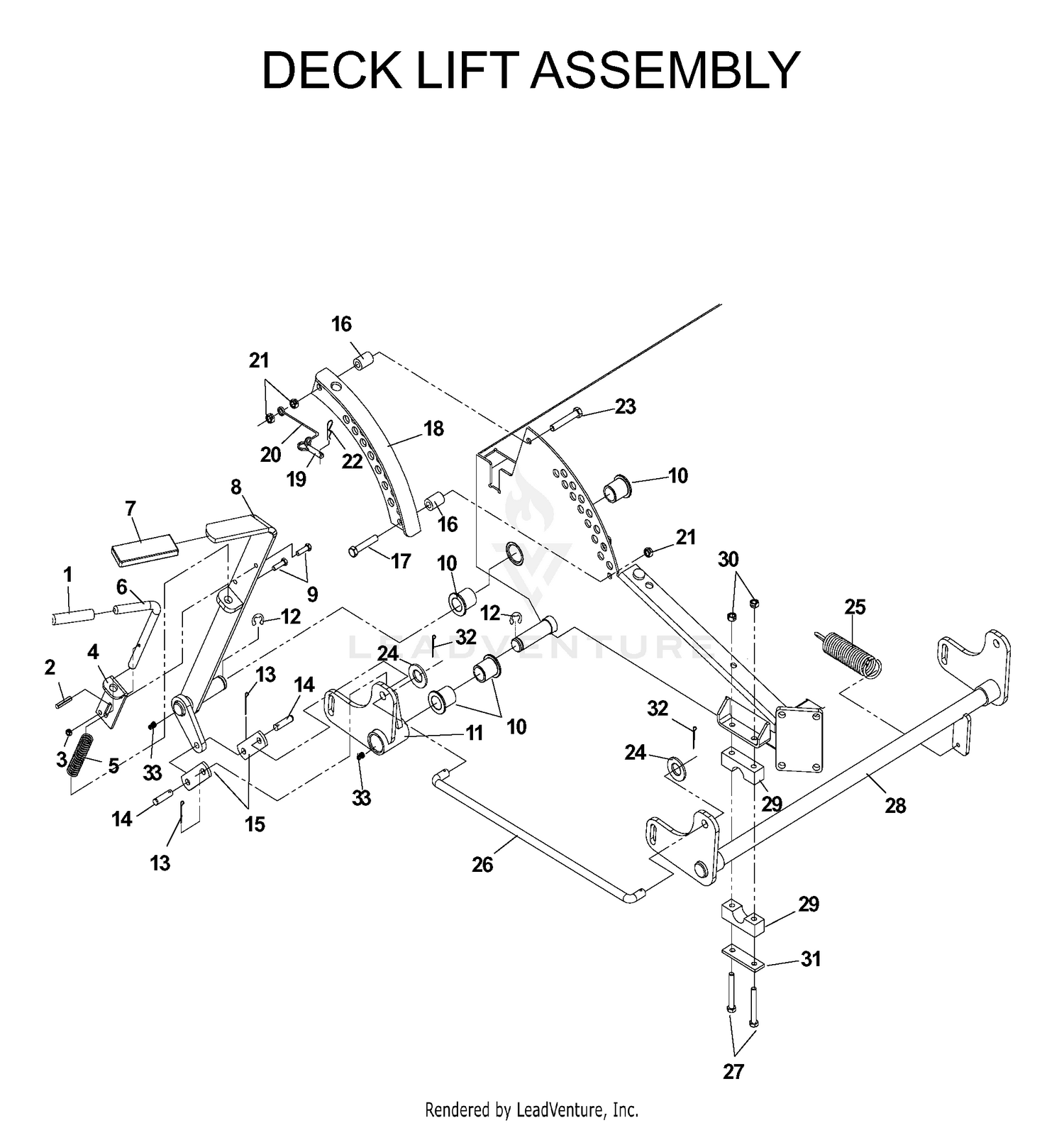 MOWER LIFT / DECK LIFT