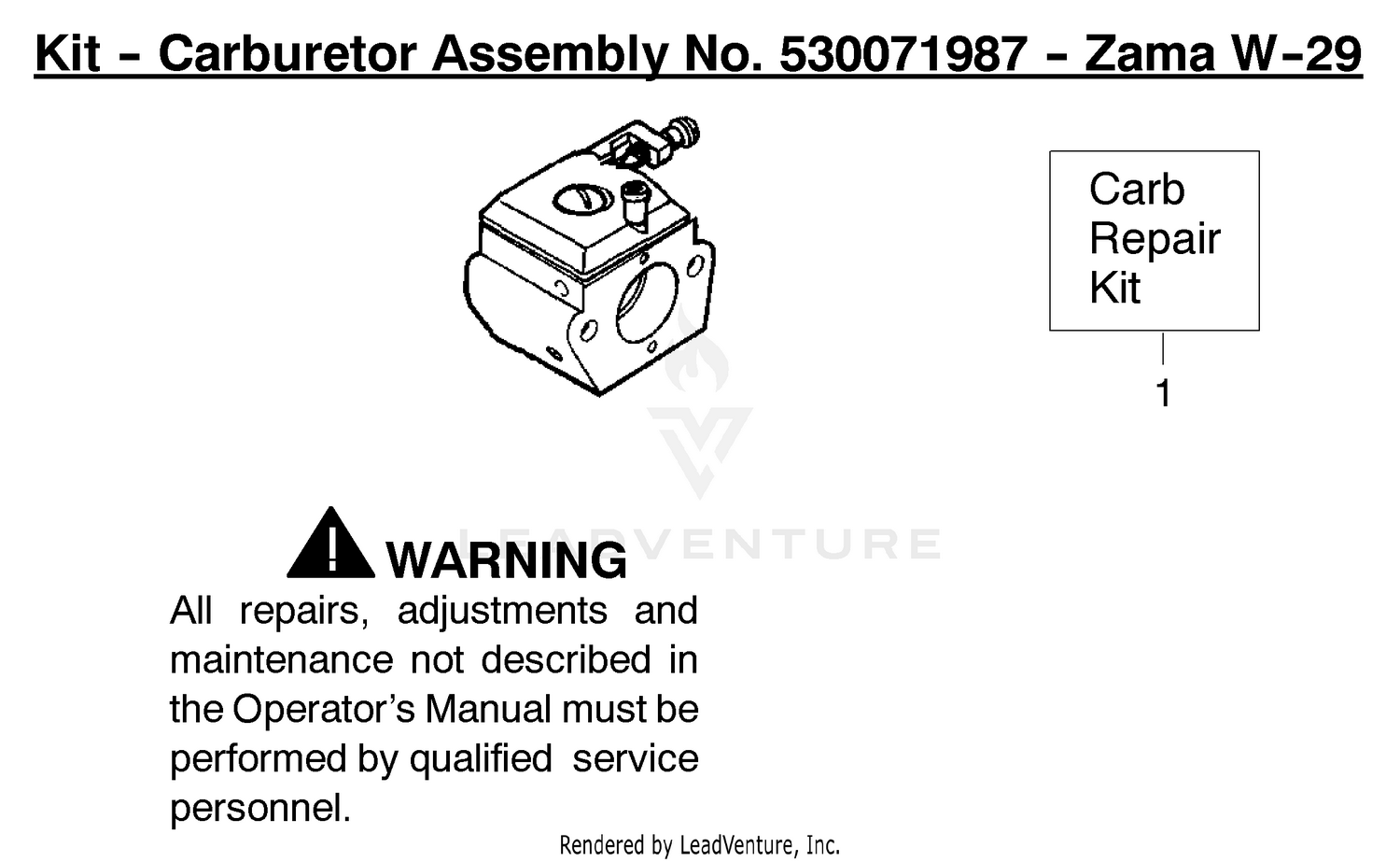 Carburetor Assembly