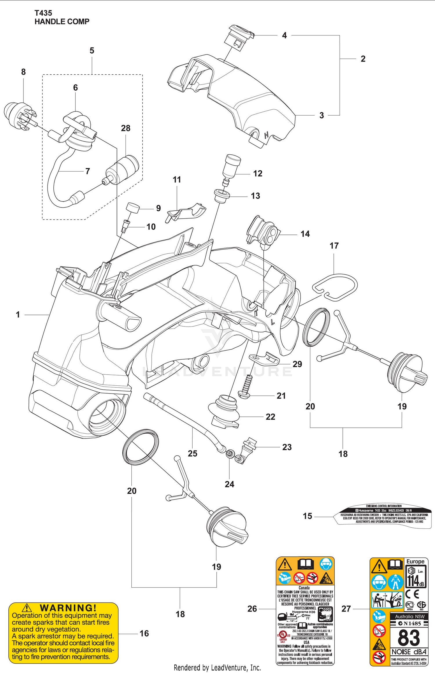 Handle Compl, Fuel Tank