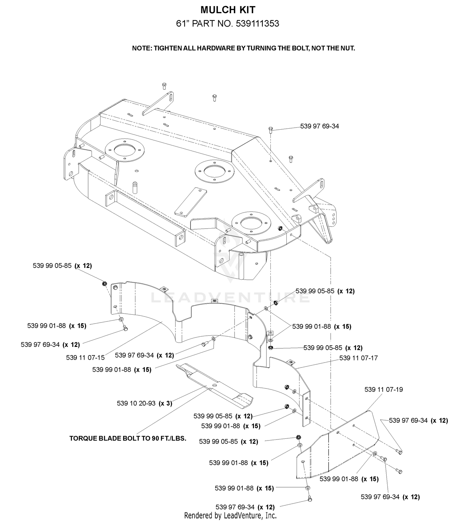 Accessories Mulch Kit