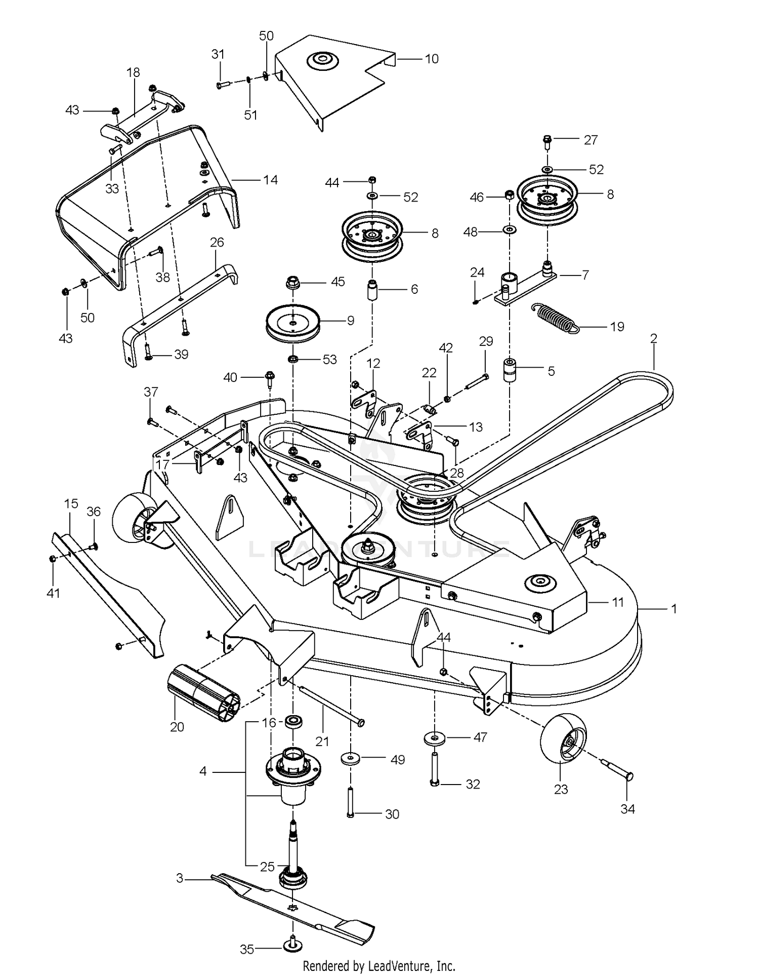 MOWER DECK / CUTTING DECK
