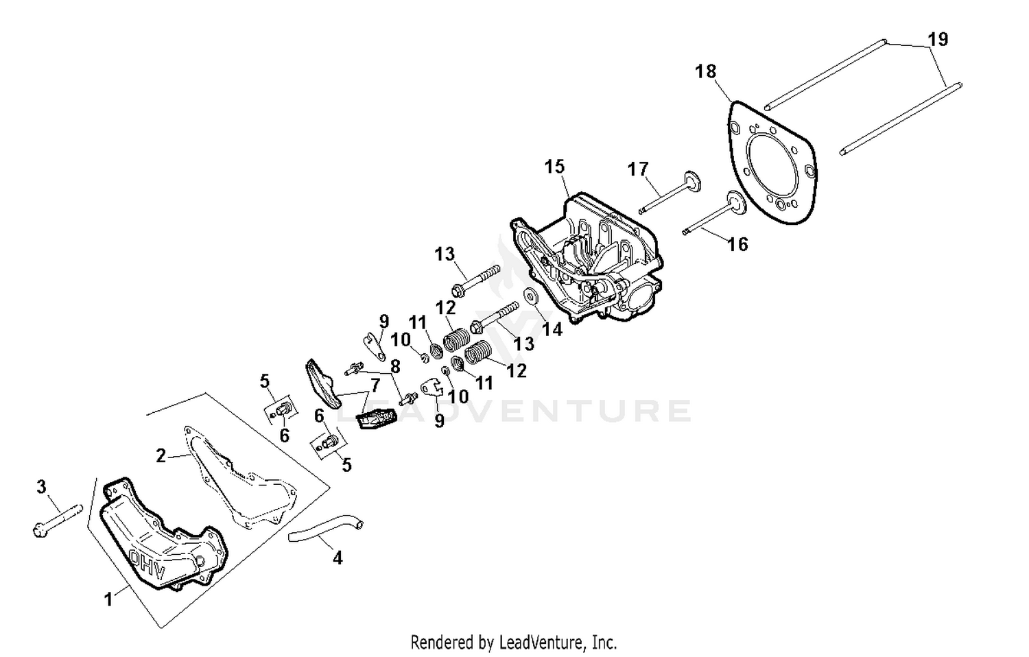 CYLINDER HEAD, VALVE, BREATHER