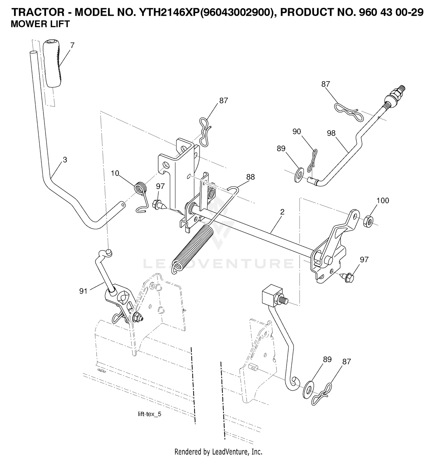 MOWER LIFT / DECK LIFT