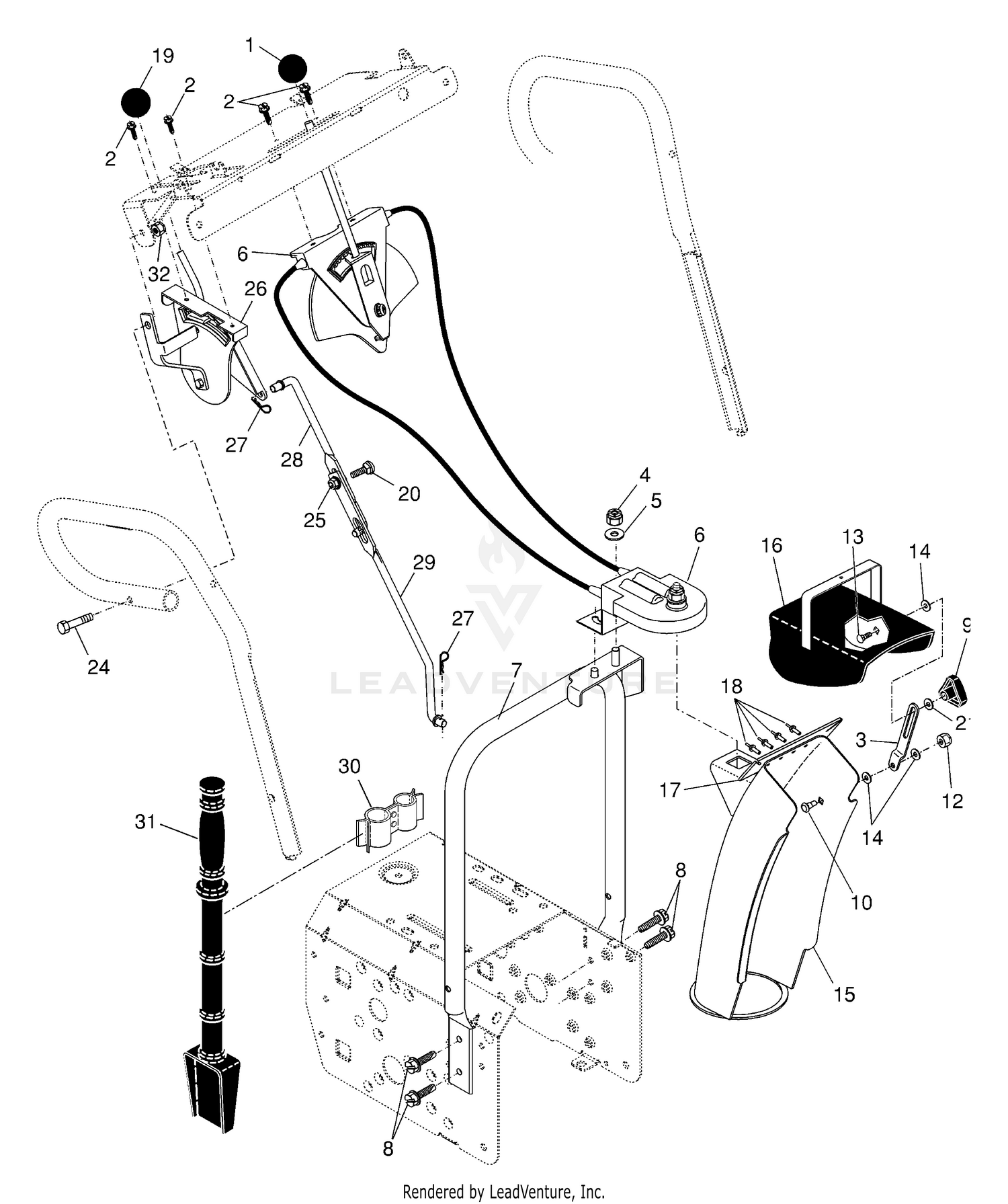 Control Panel / Discharge Chute